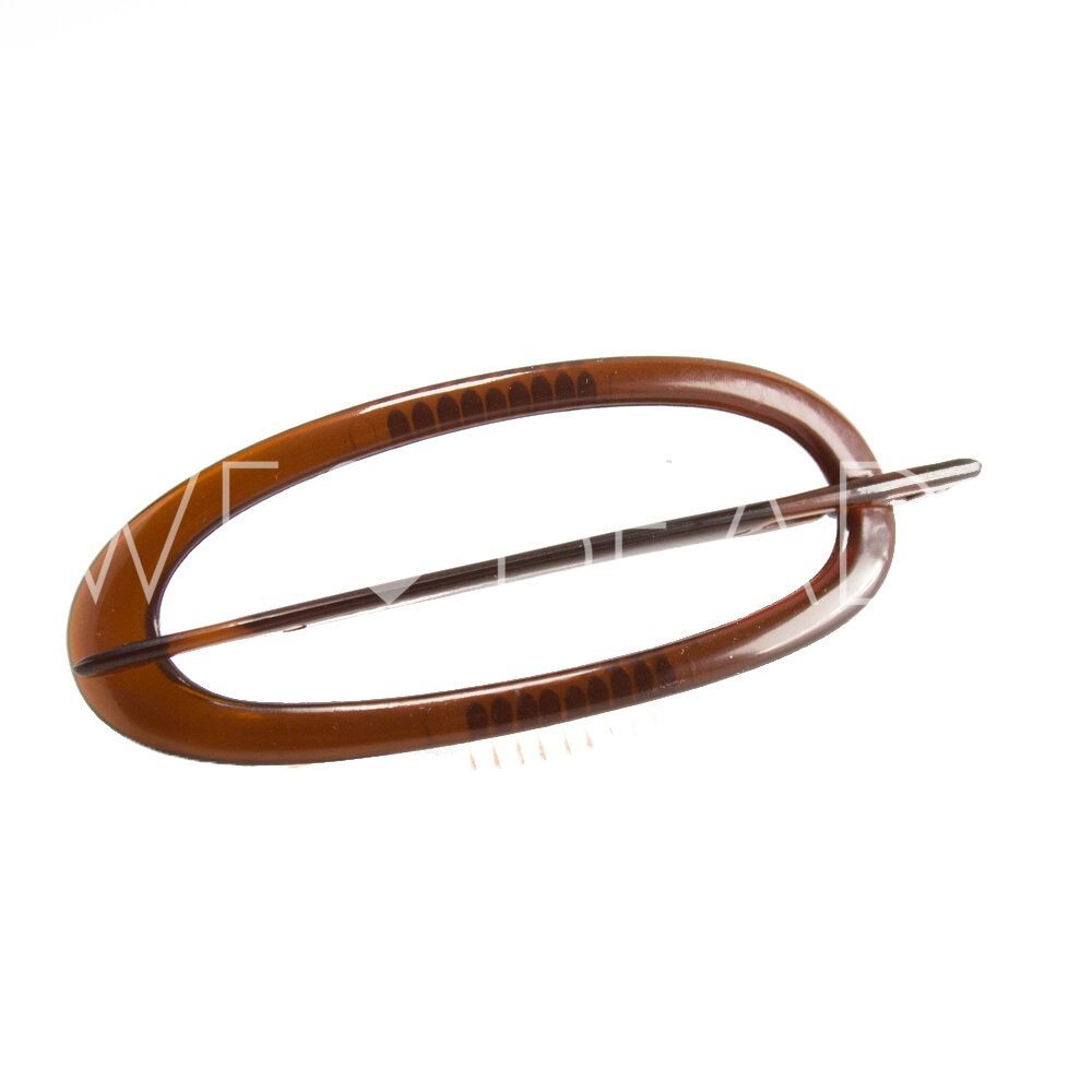 Dragonfly clip in Tortoise Marbled, Large