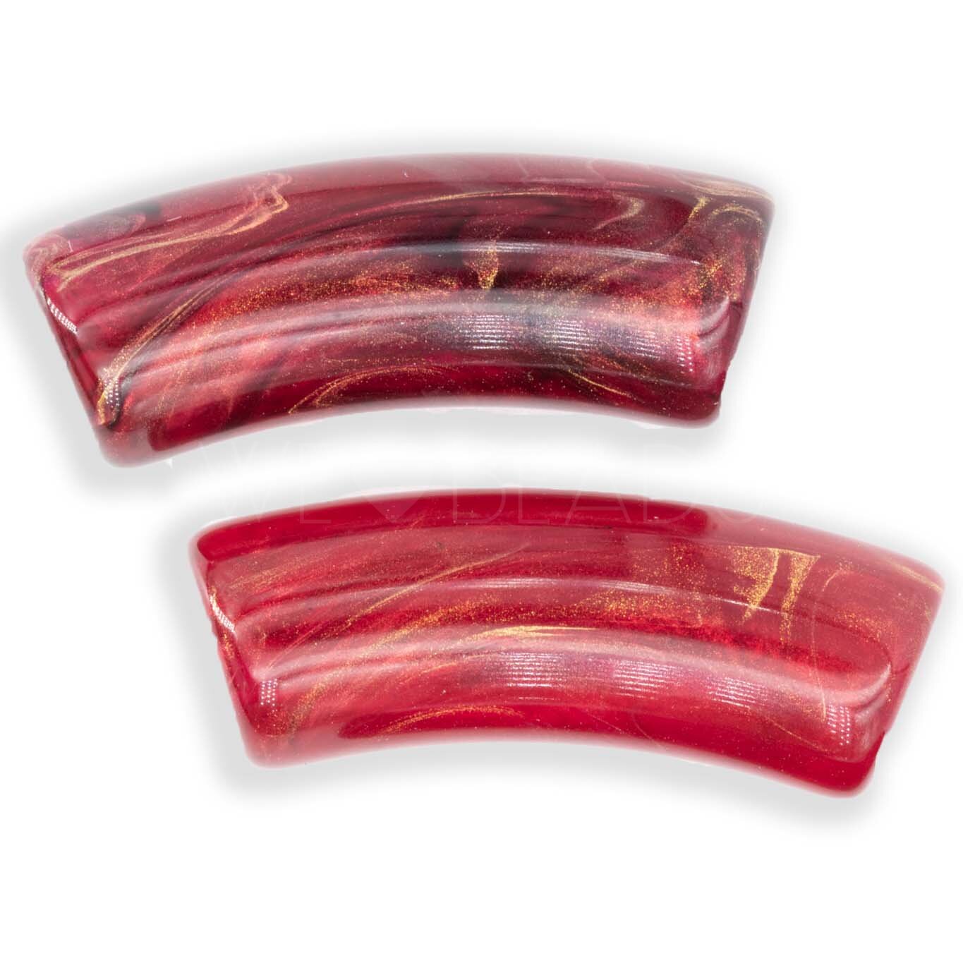  Perle Röhrchen in Roal Rot