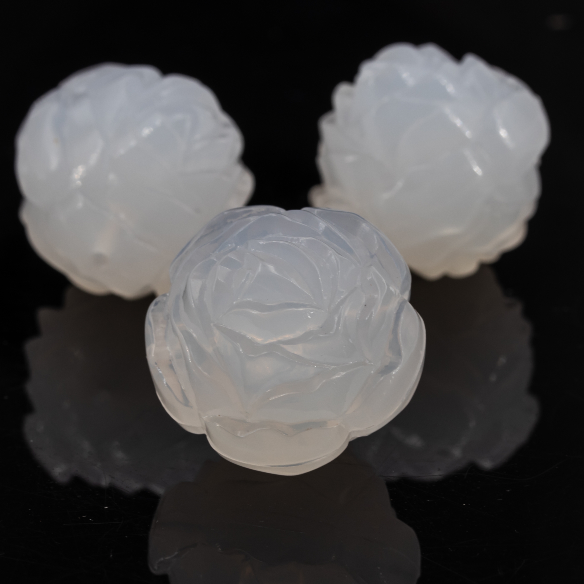 12mm Rose Perle in weiss