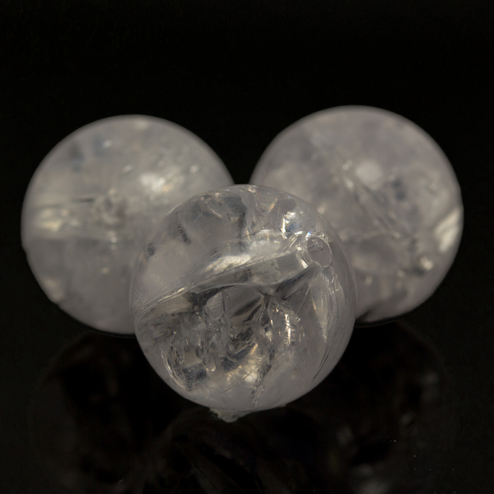 18mm Rundperle in  kristall Crash