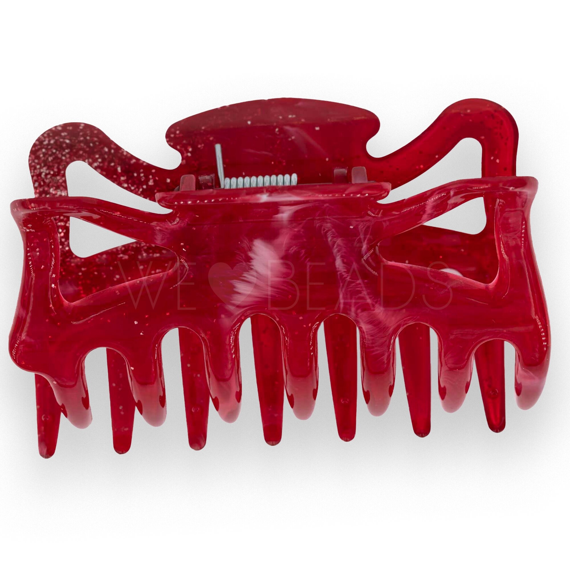 Haarklammer in rot (Large)