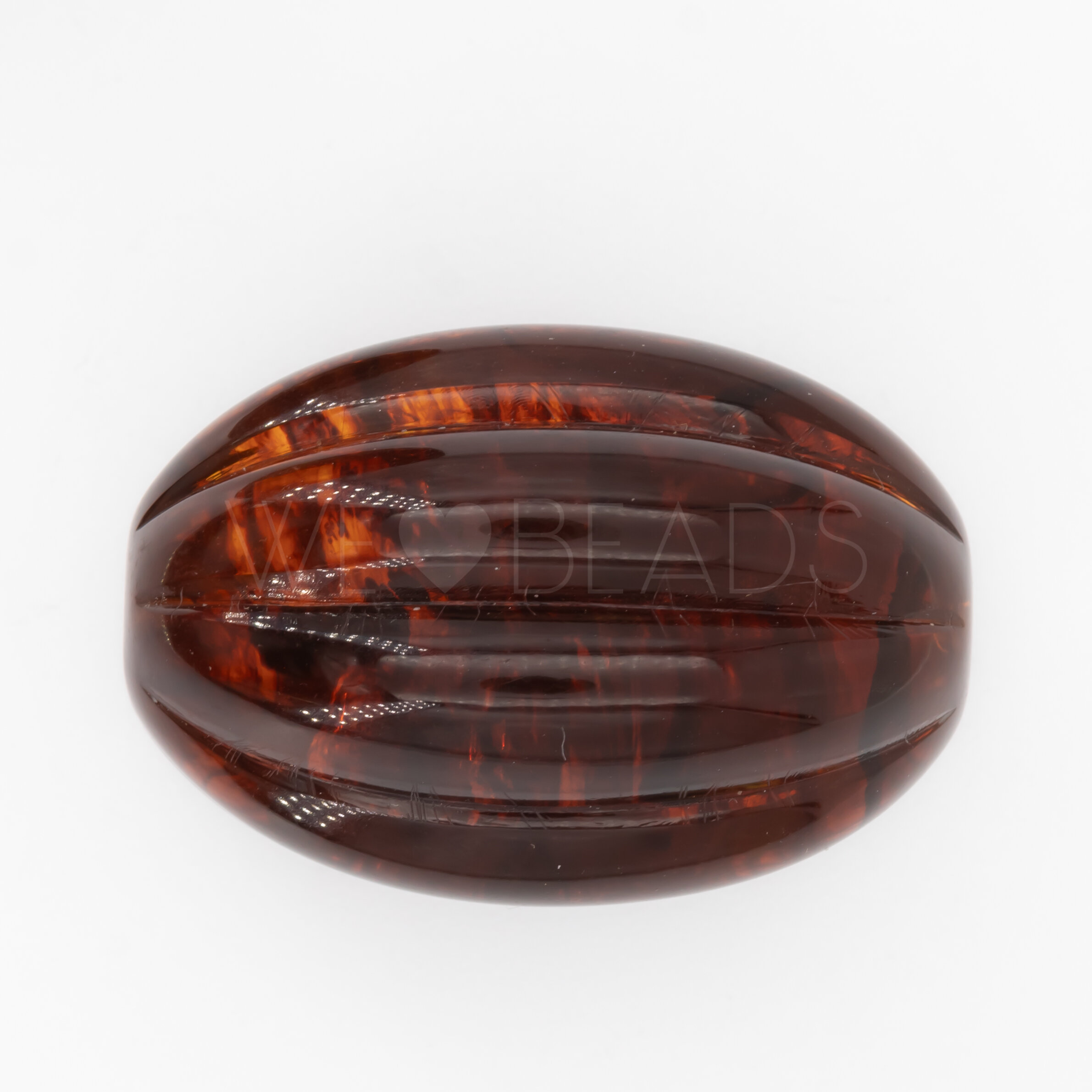 25x17 oval Perle in schildpatt