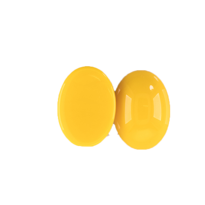 18x13 oval Cabochon in ringelblumen gelb 