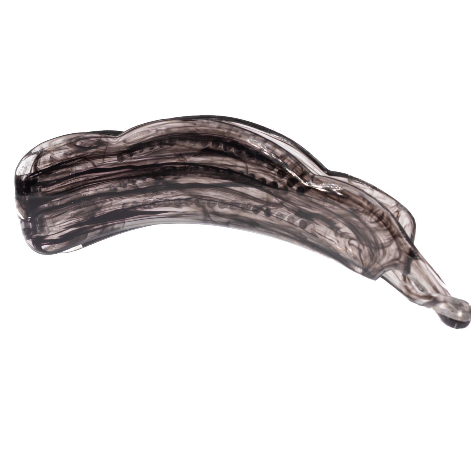 13cm Bananenspange in rauchgrau , Large