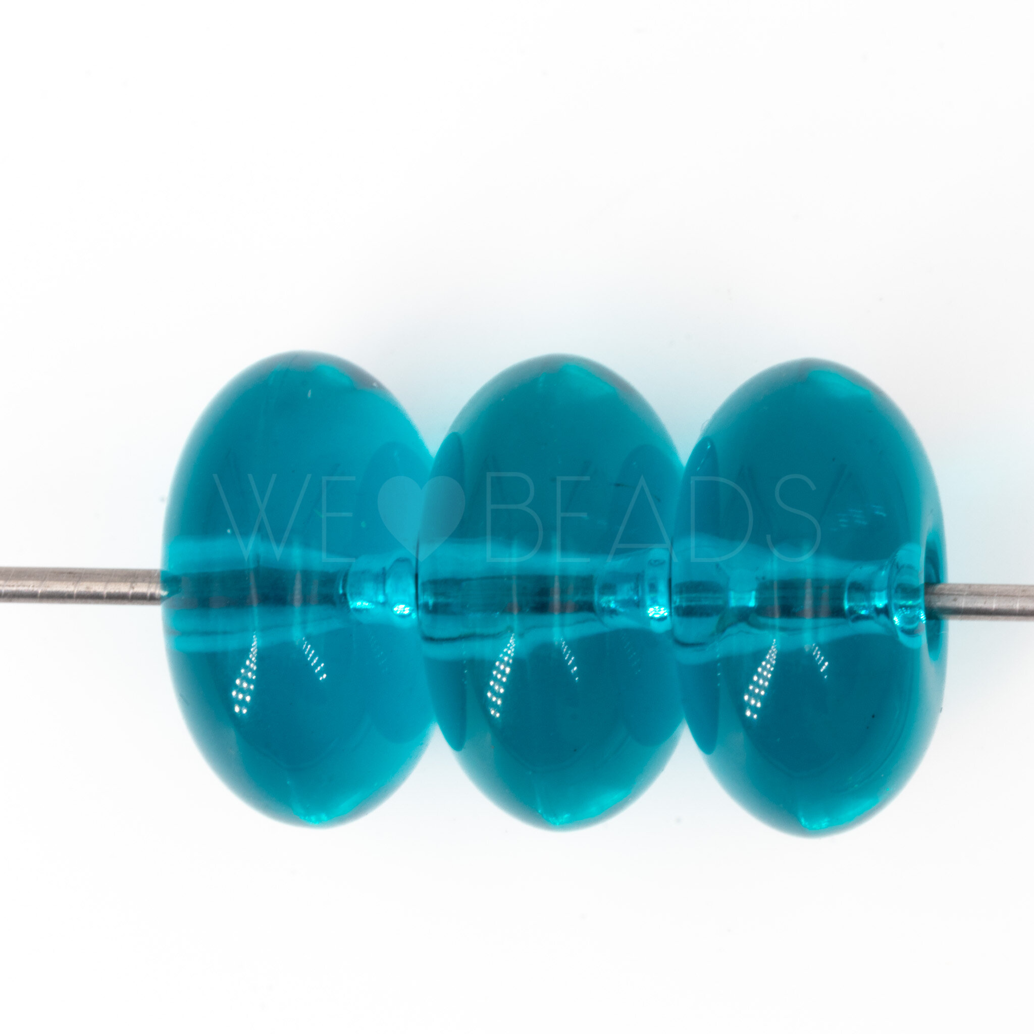 18mm Donut Beads in dark seagreen