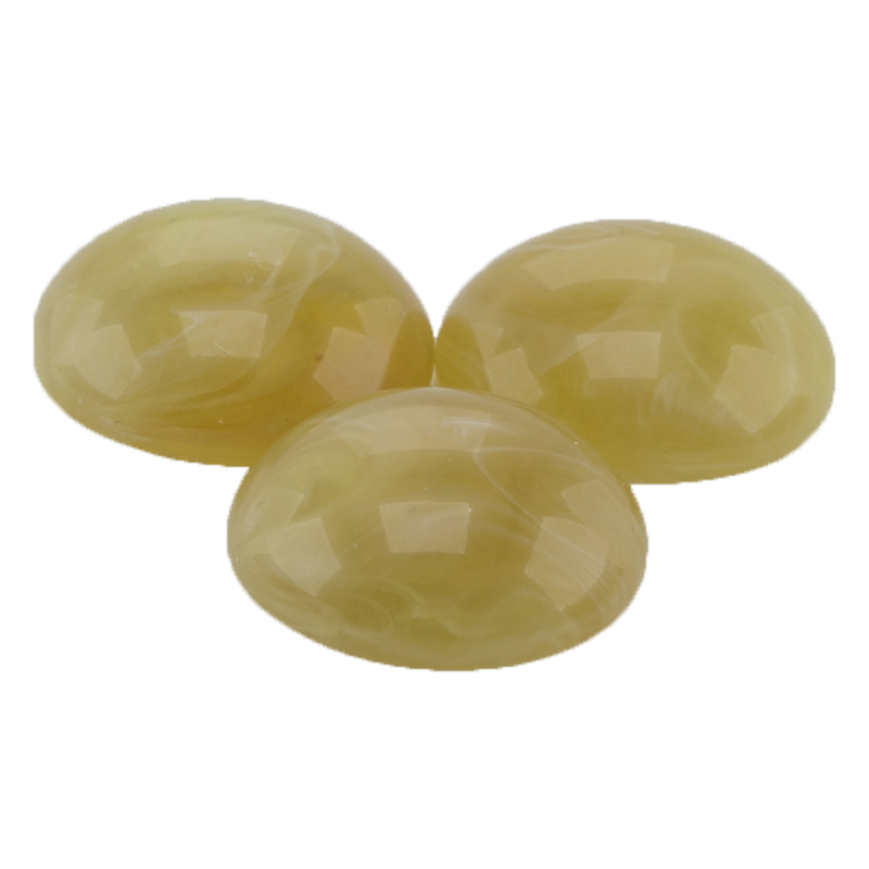 15mm Cabochon Rund in beige