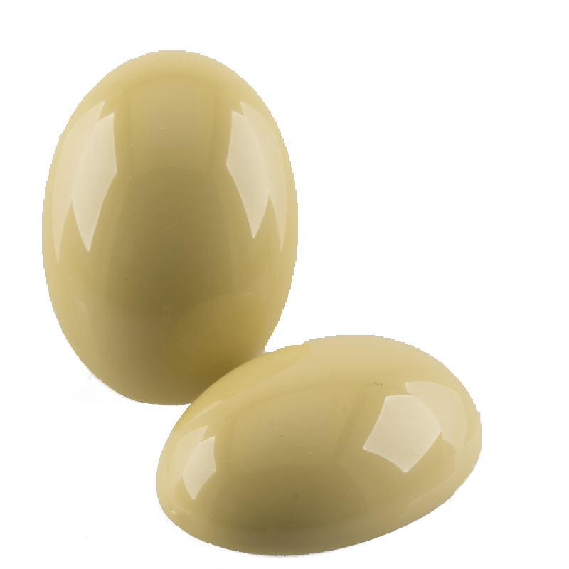 25x18 oval Cabochon in papyrus braun 