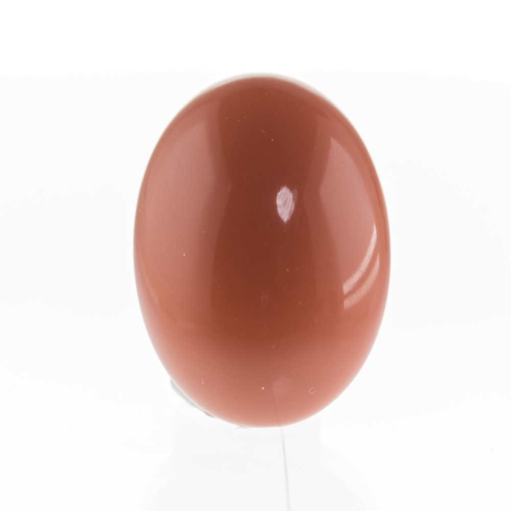 14x10 Oval Cabochon  - coral Opaque,