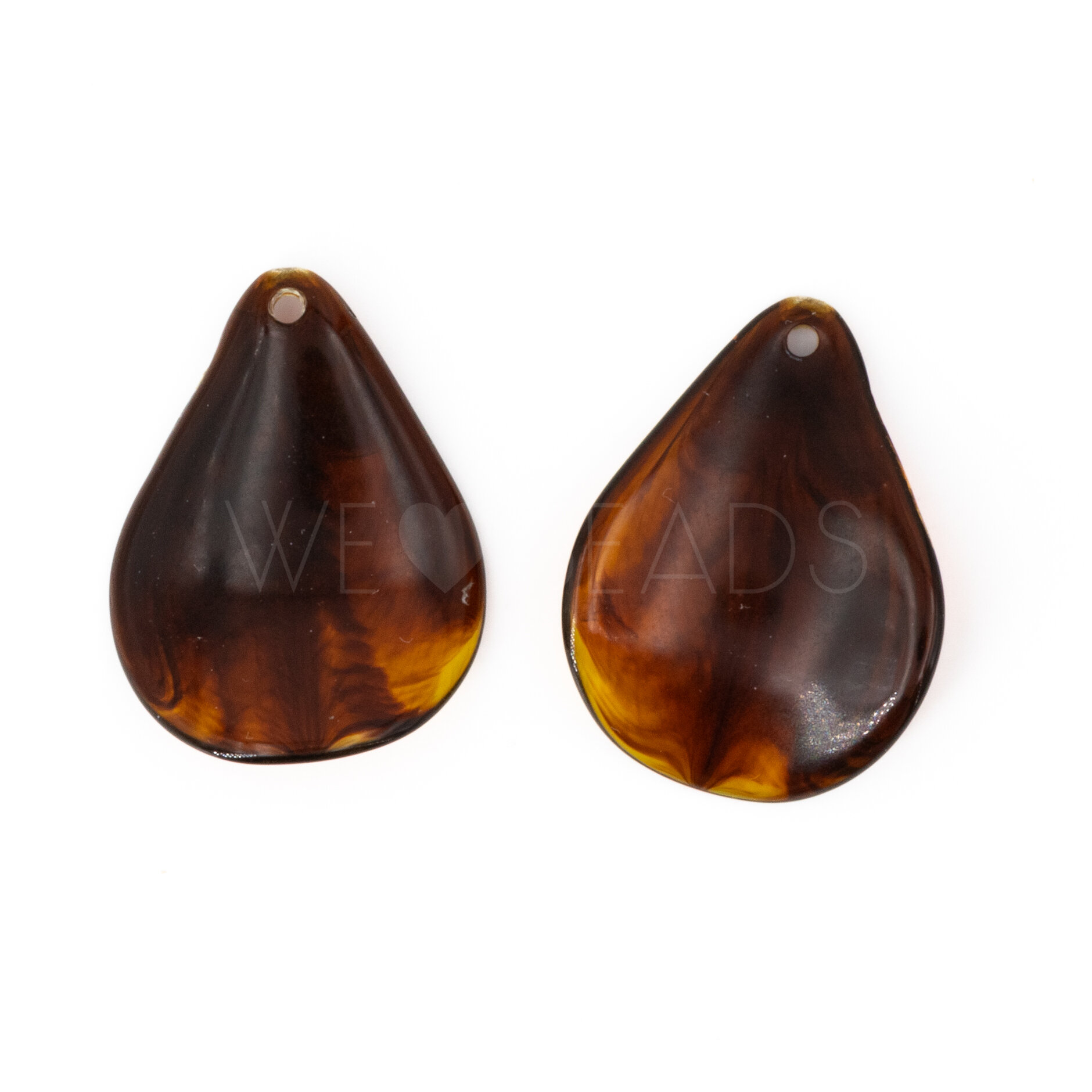 25x18 Blütenblatt in schildpatt