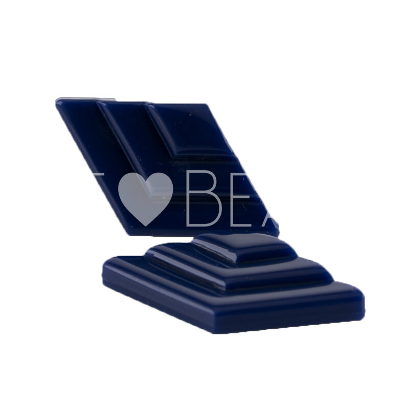 26x16 Rechteck  in saphirblau Satt