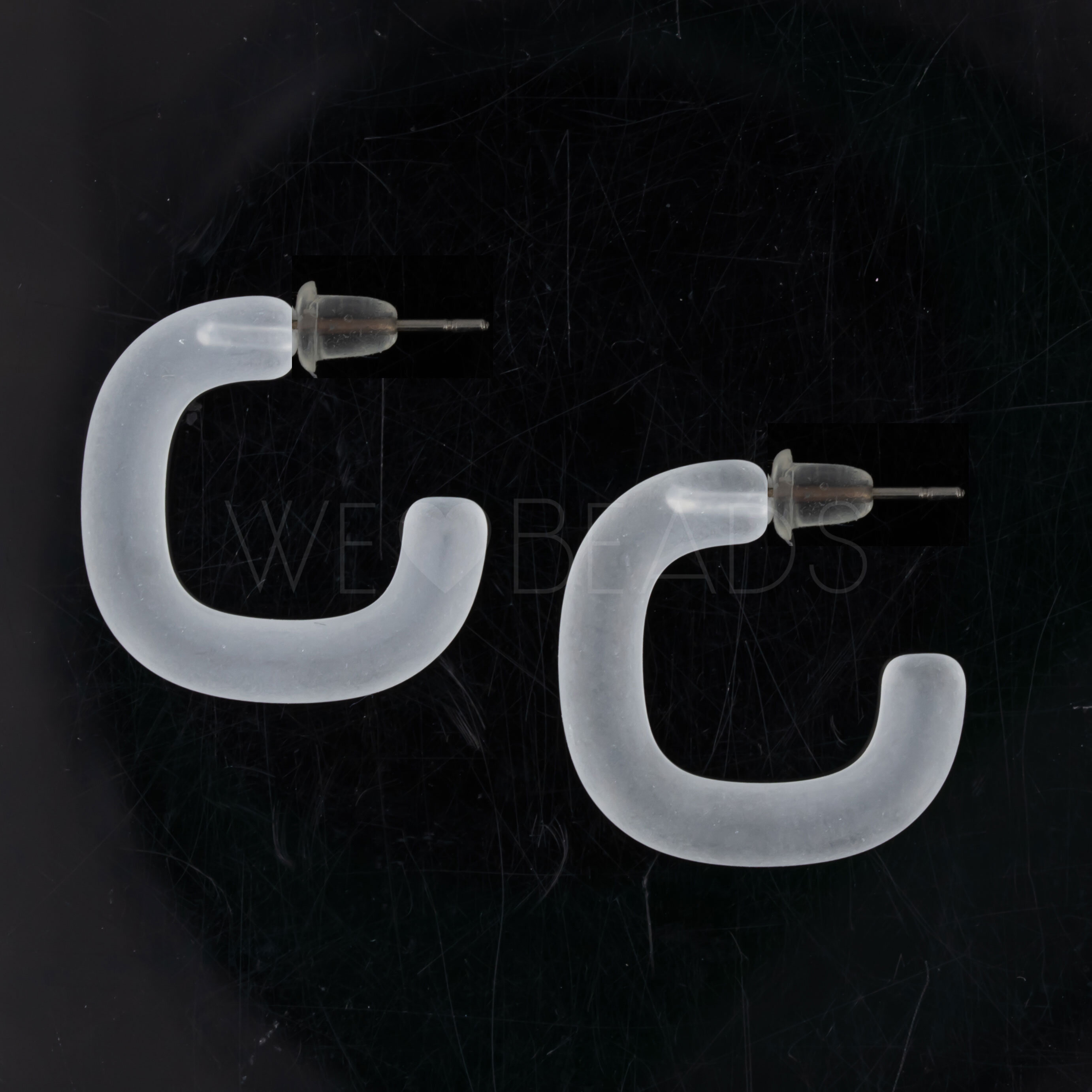 22x17 rectangular Hoop in crystall frosted