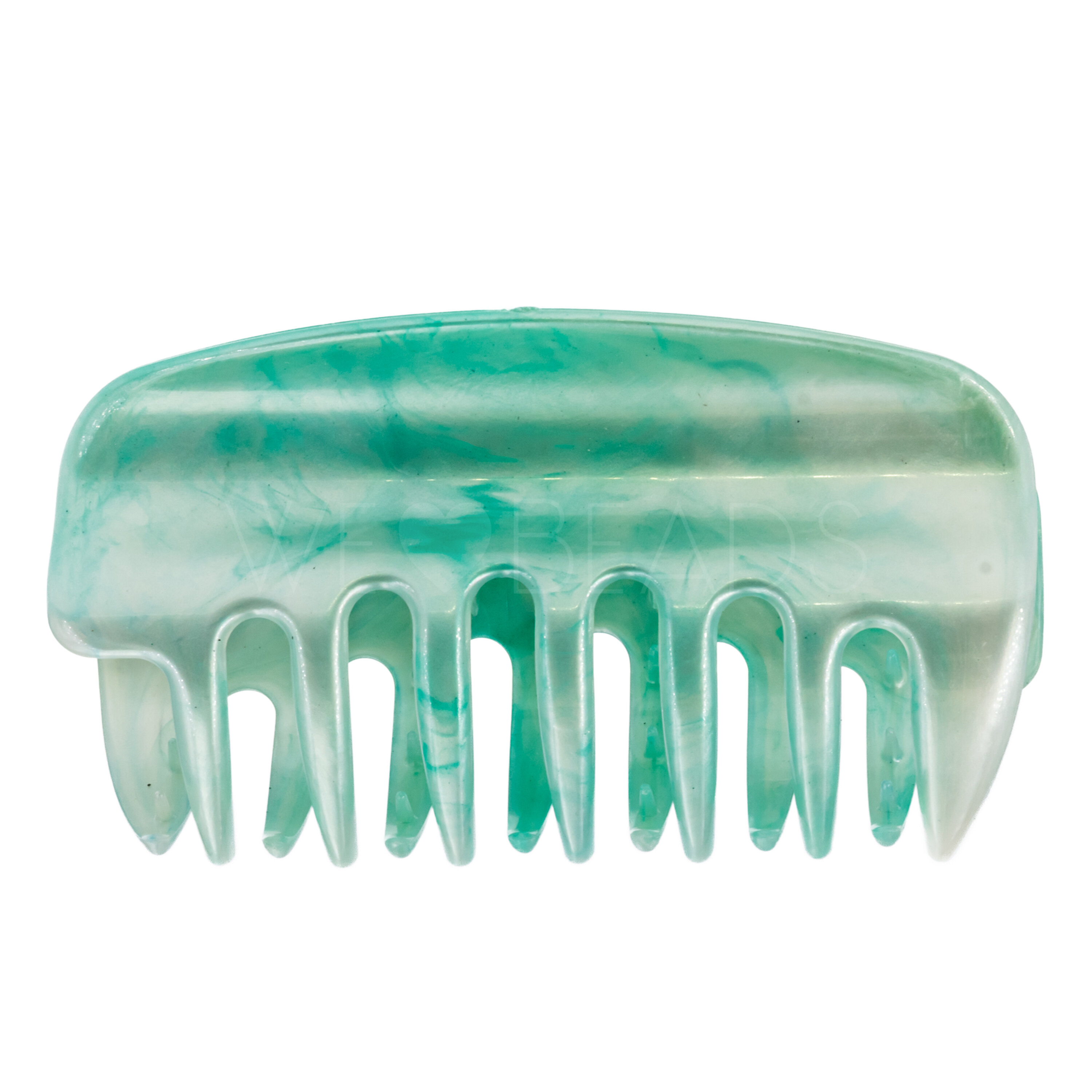 Haarklammer in Aquamarin , Large