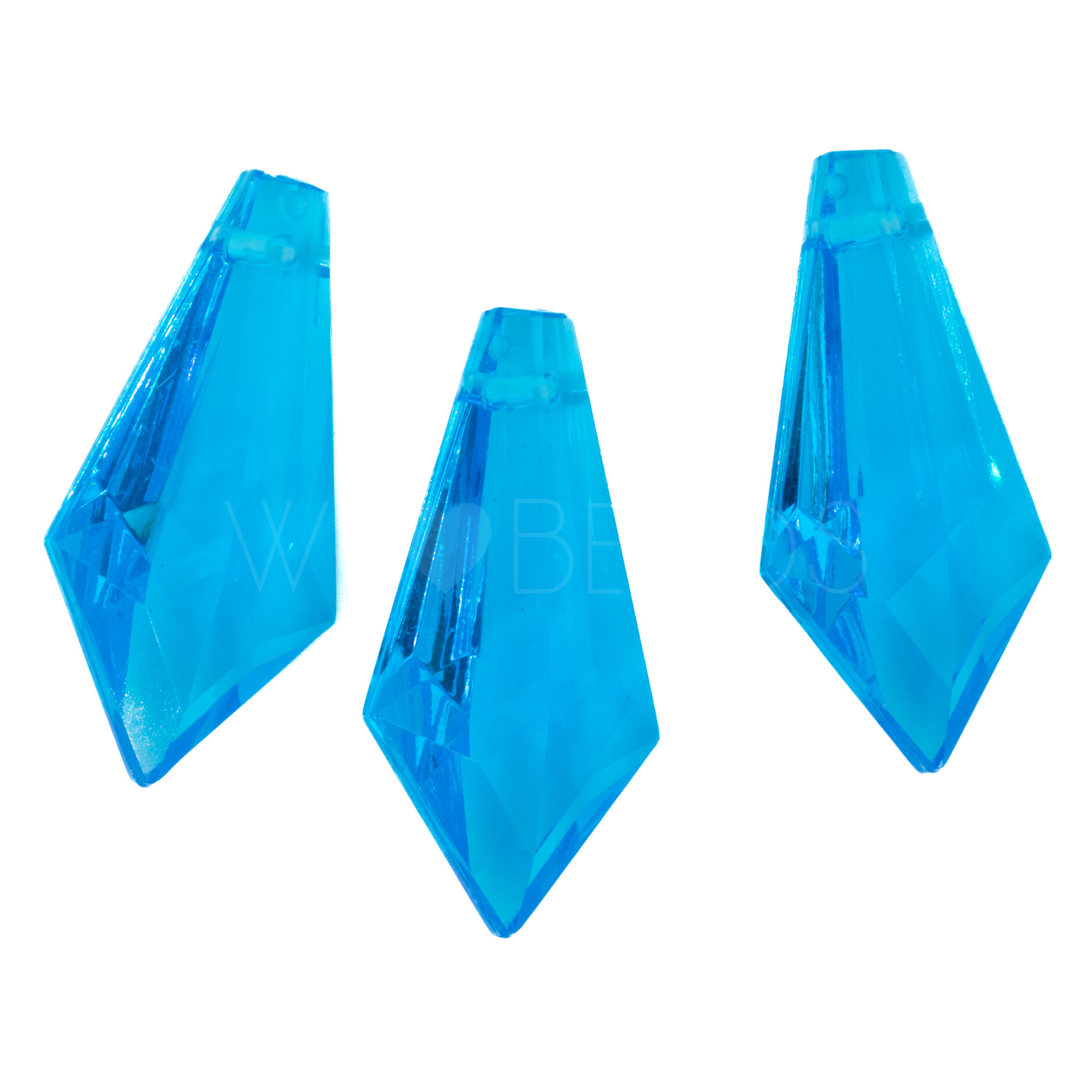 38x18 Anhänger Tropfen in nachtblau