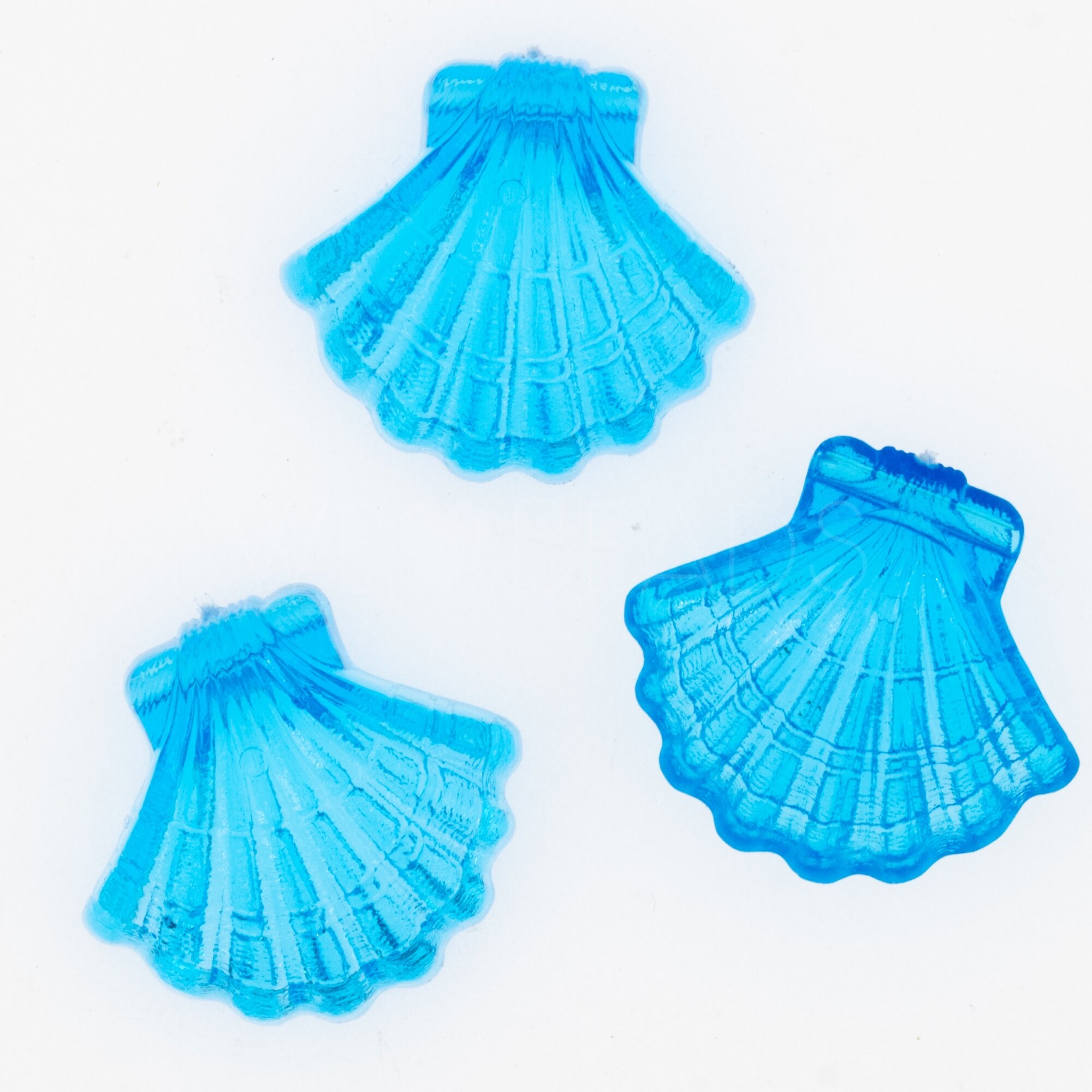 21x19 Jakobsmuschel Perle in nachtblau