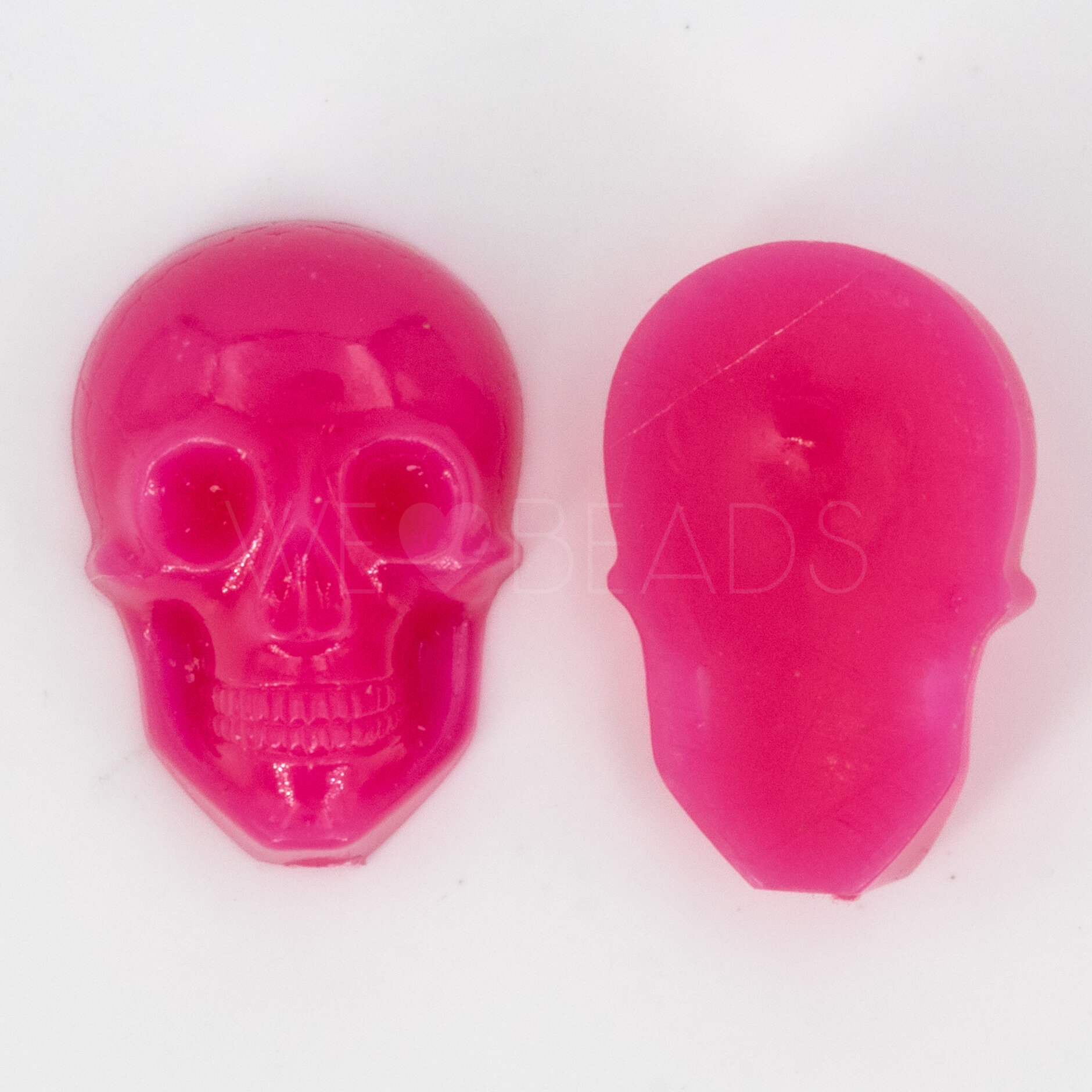 20x14 Cabochon Totenkopf in pink
