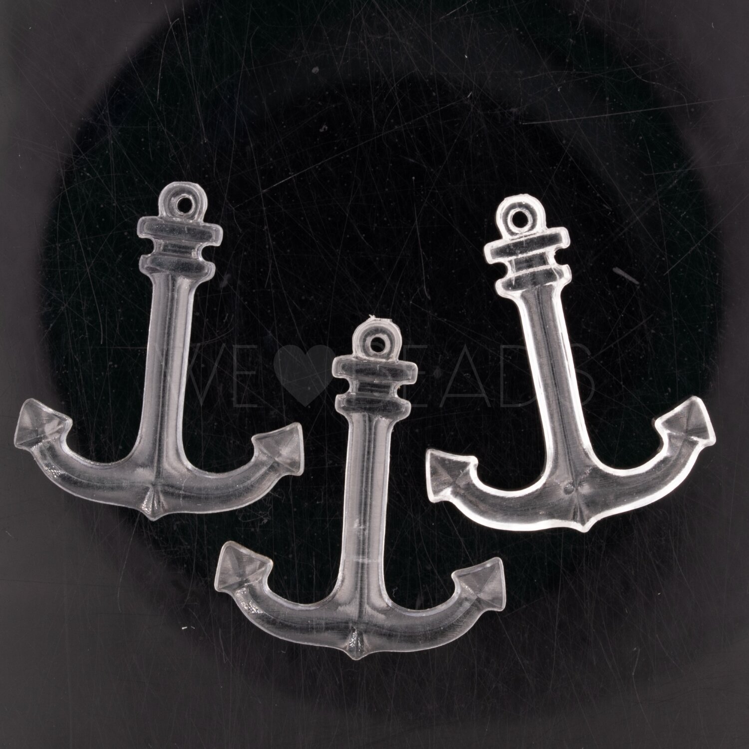 30x26 anchor Charm in crystal