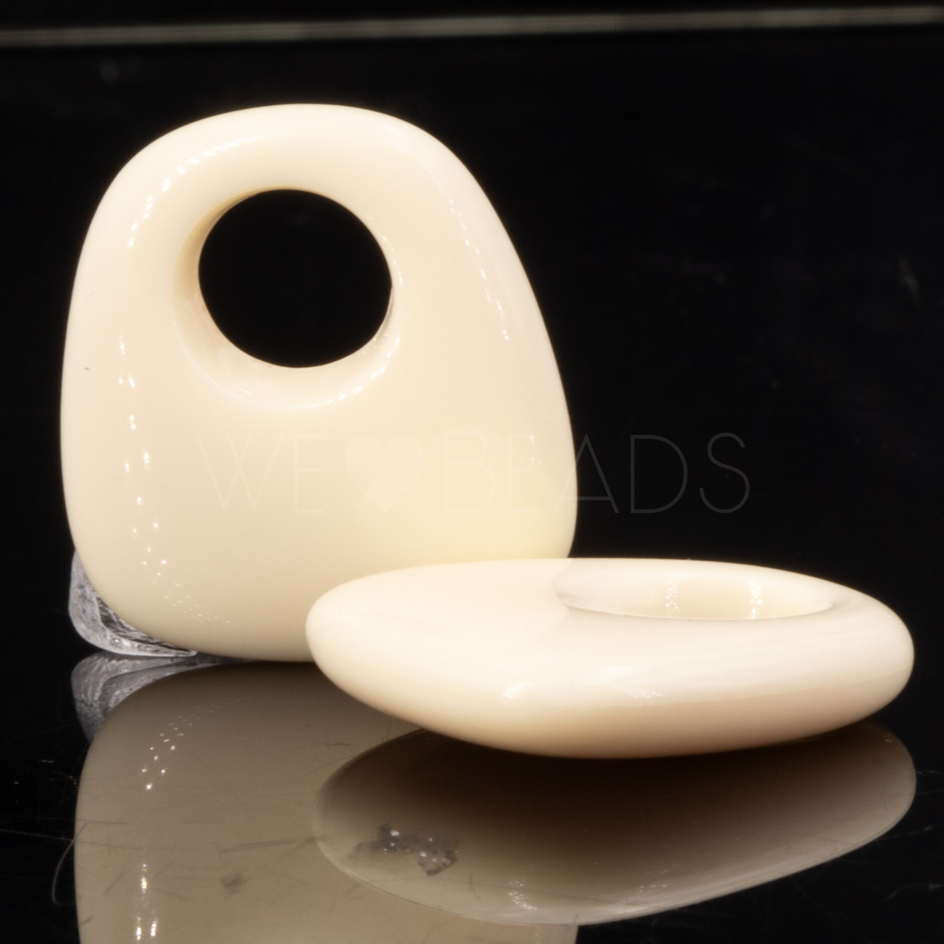 23x21 Trapezium Charm in ivory