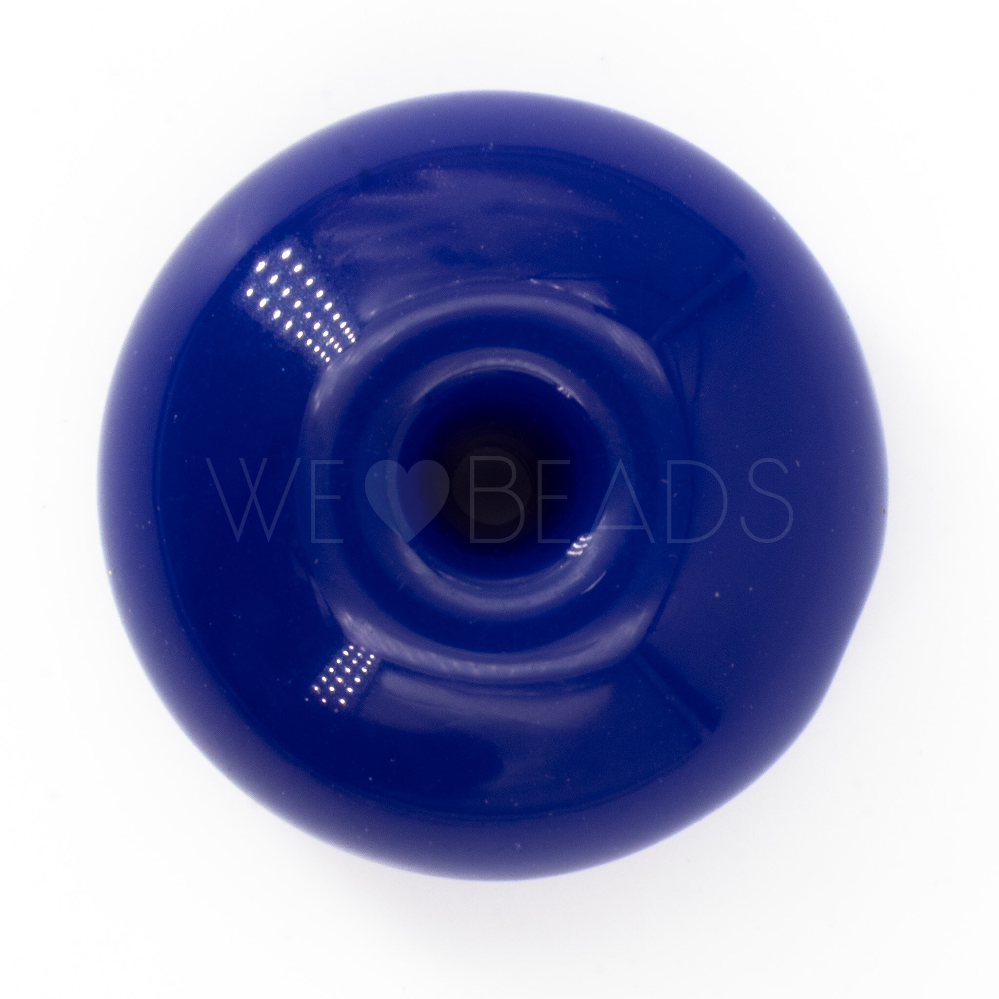 18mm Perle Rondell in ultramarinblau