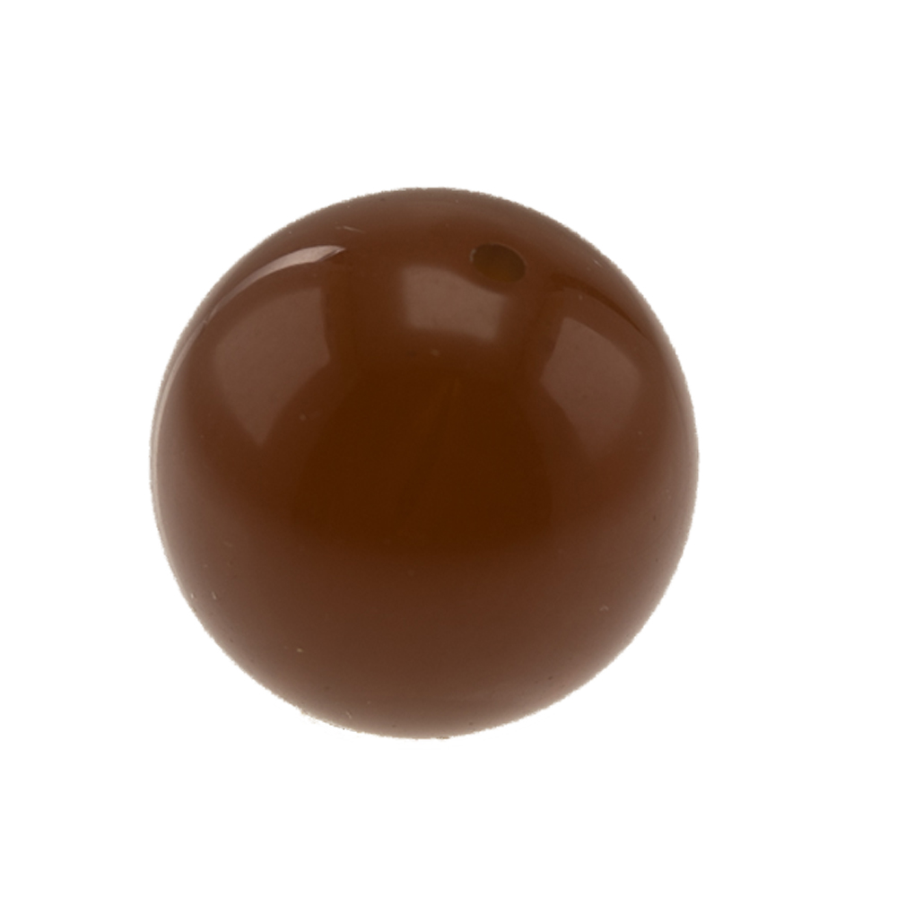 14mm Roundbead in henna brown Opal