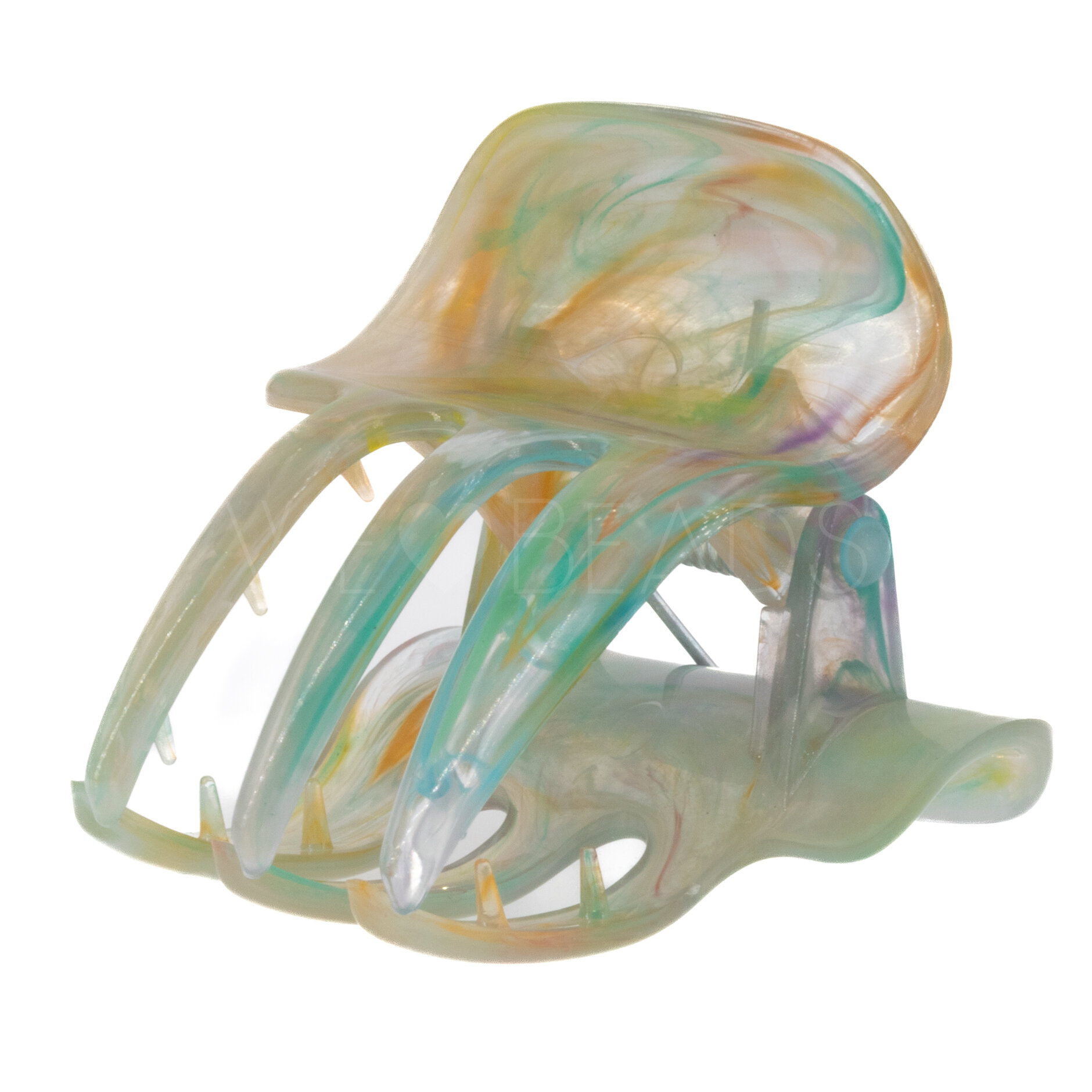 Haarklammer in multicolor in Large