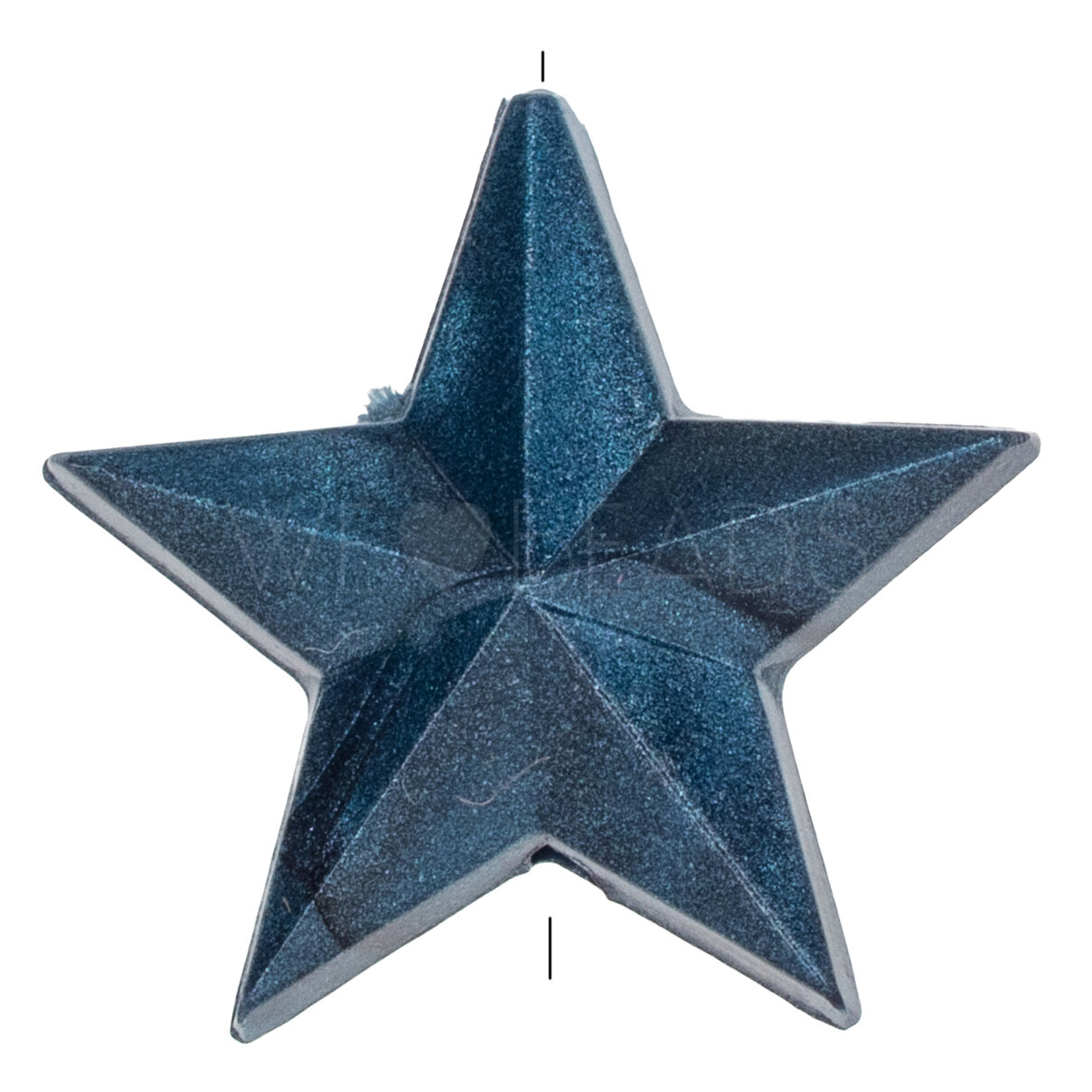 14mm Star Beads in cobalt blue