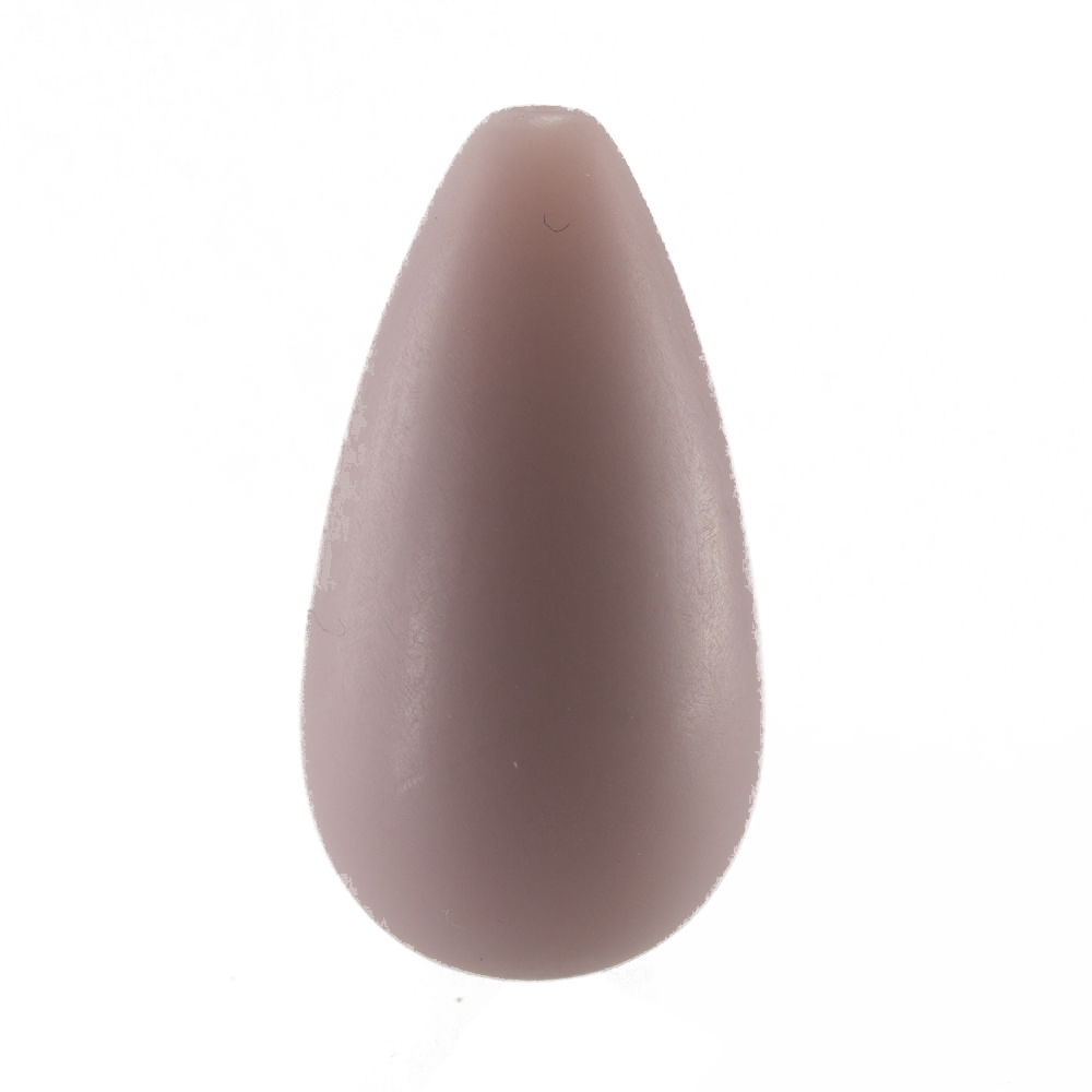 26x14 Tropfen perle - altrosa  Matt, Satt