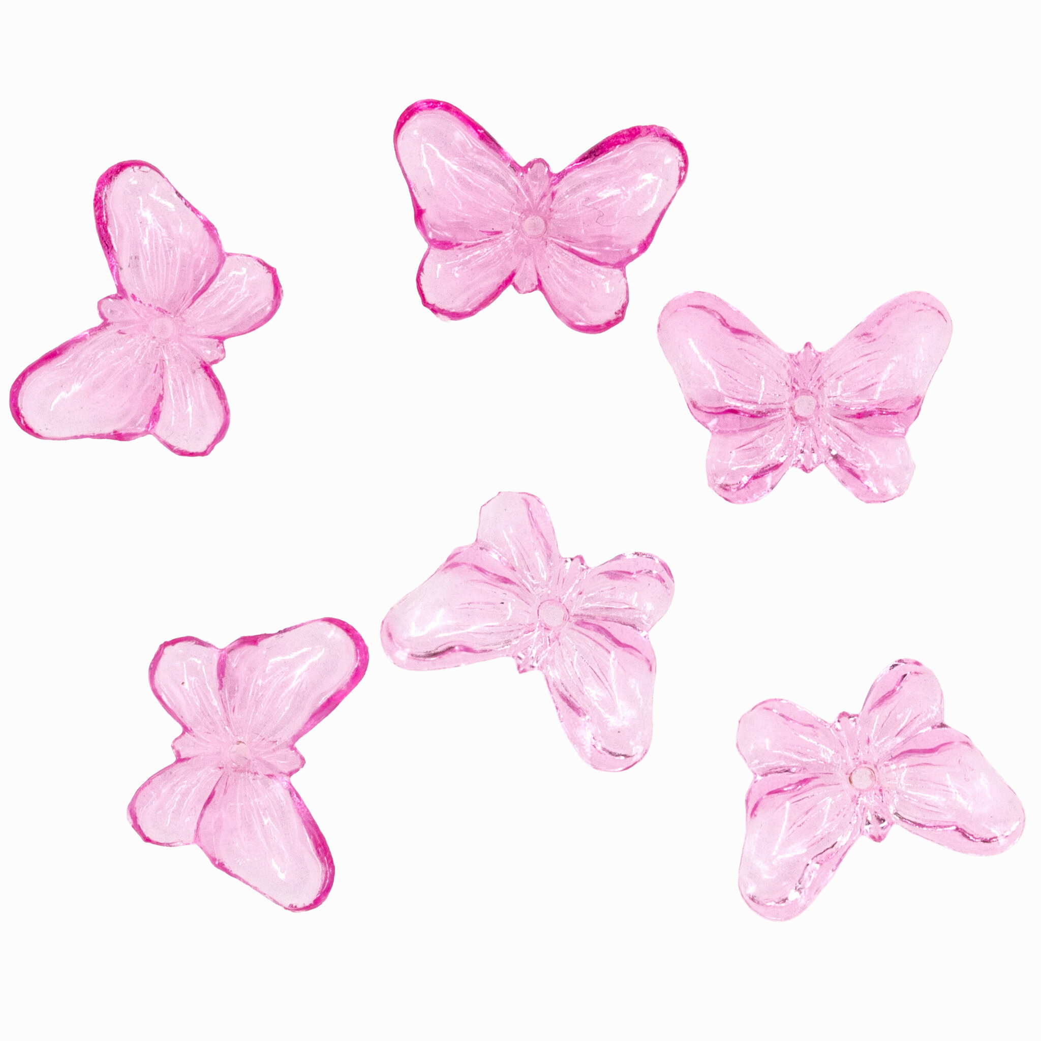 Schmetterling Perle in pink