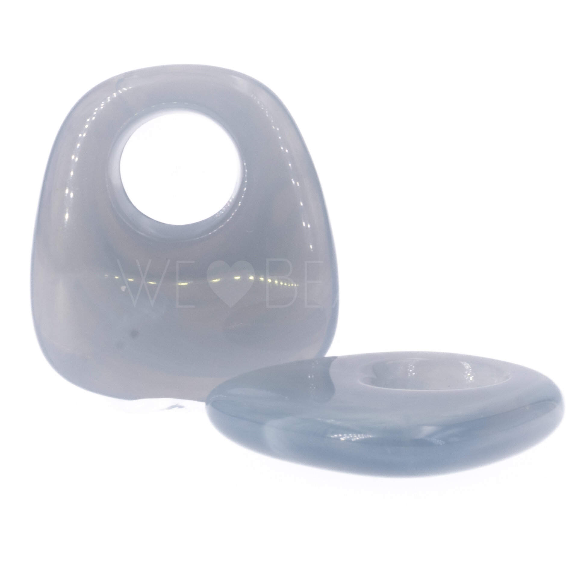 23x21 Trapezium Charm in misty grey