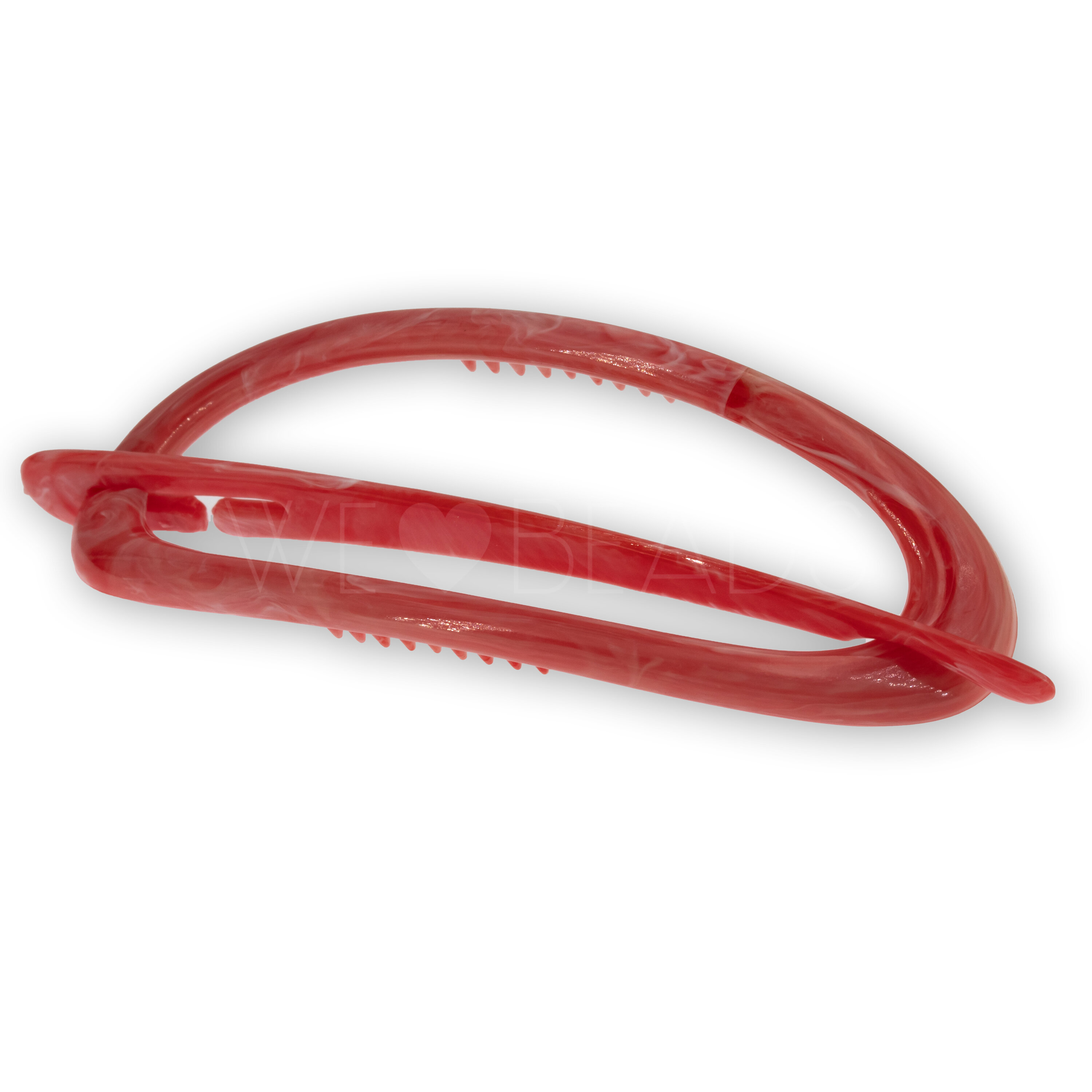 Dragonfly clip in pink Marbled, Large