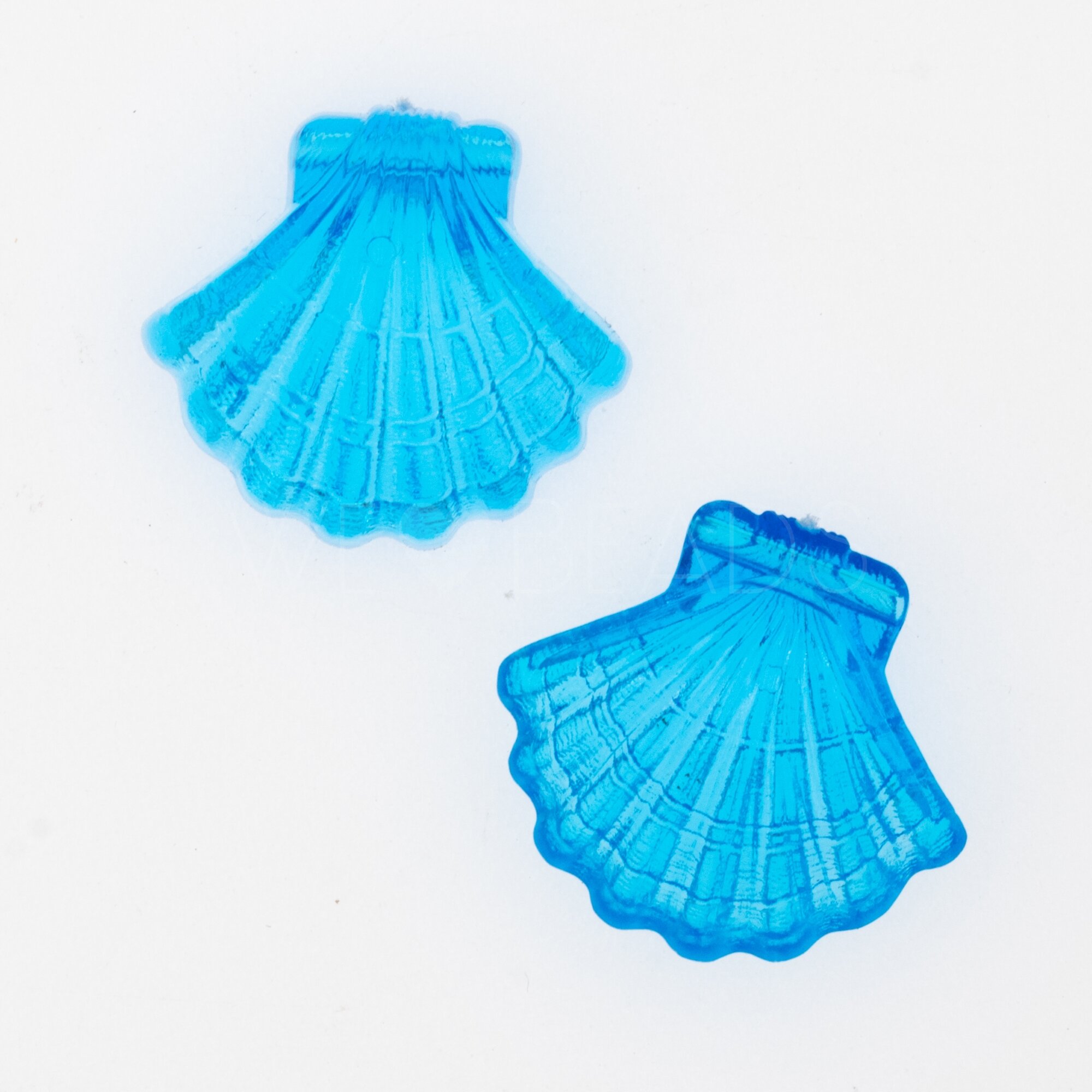 21x19 Jakobsmuschel Perle in nachtblau