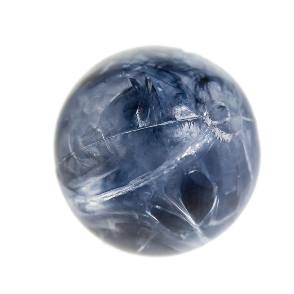 16mm Roundbead in Midnight Ice Crash