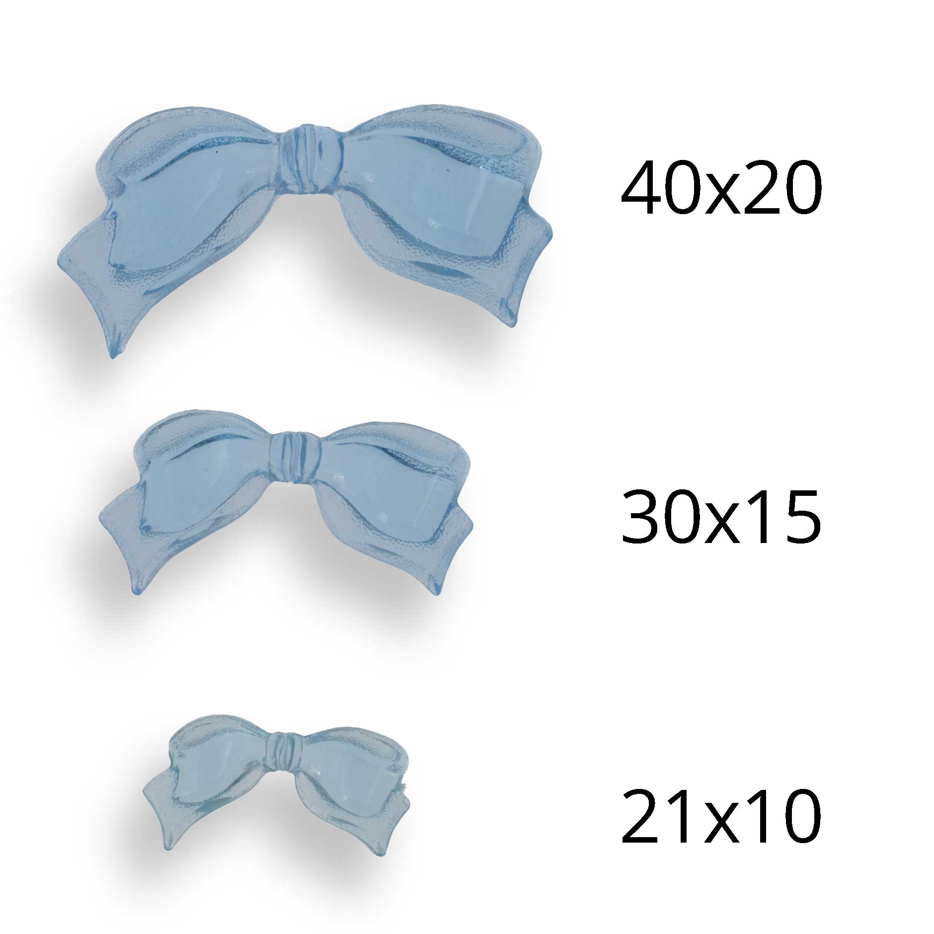 21x10 Schleifen perle  - aprikose Transparent