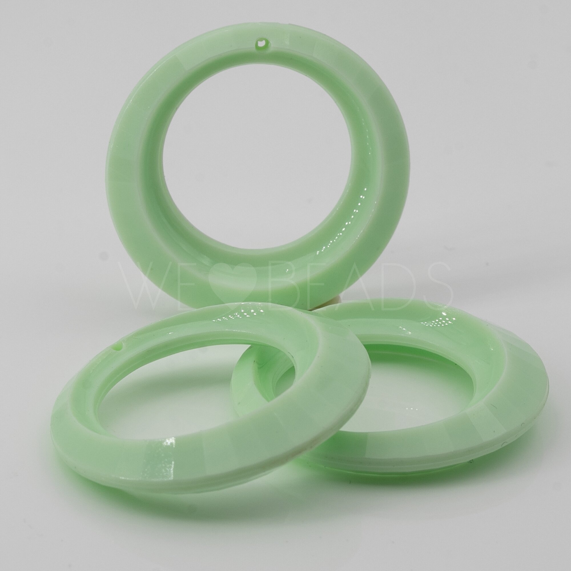 35mm Rund Ring in mintgrün