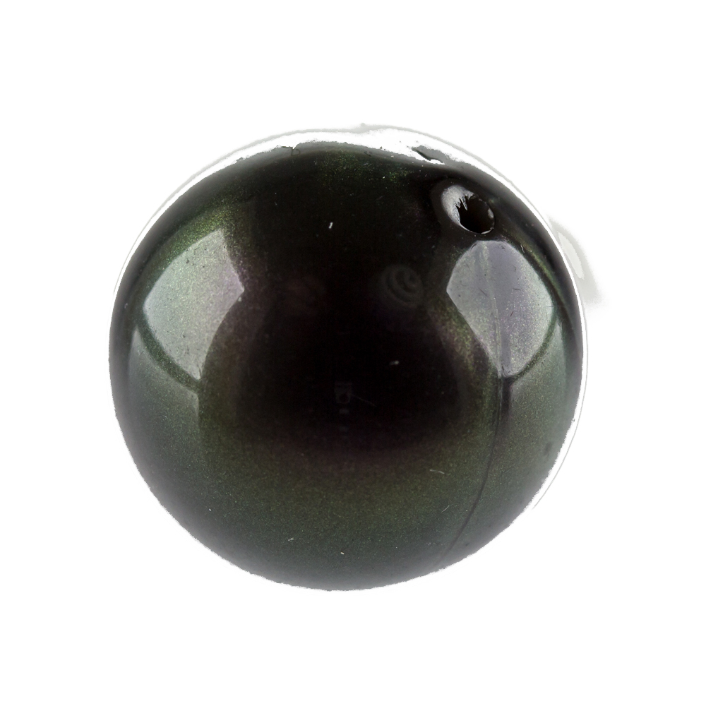 12mm Roundbead in radiant purple violet Silk