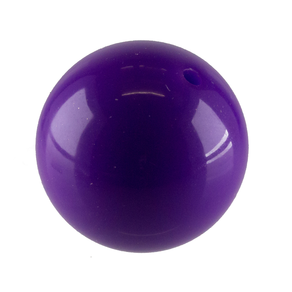 8mm Rundperle in  wildveilchen Seide