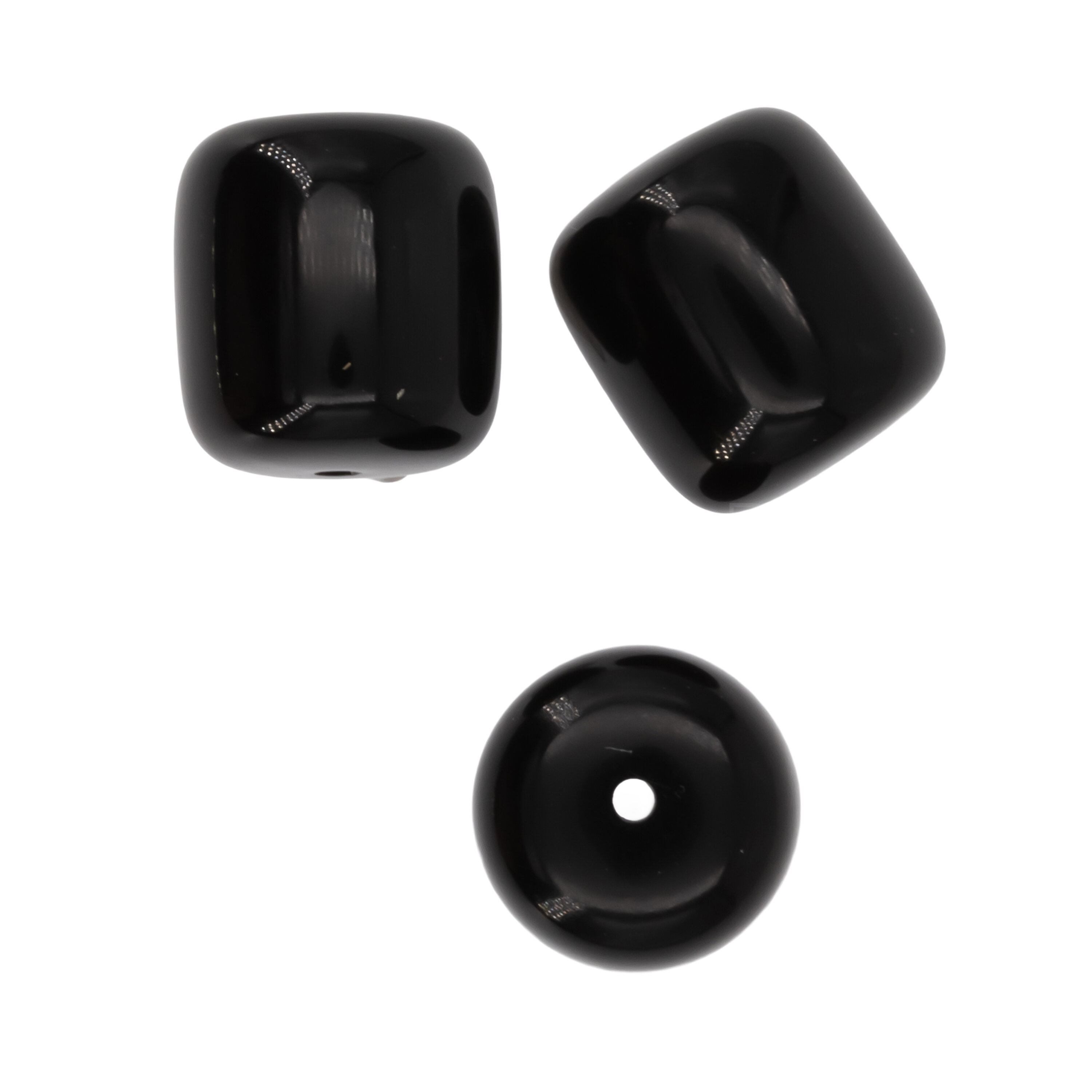 13x12 cylinder Beads in black