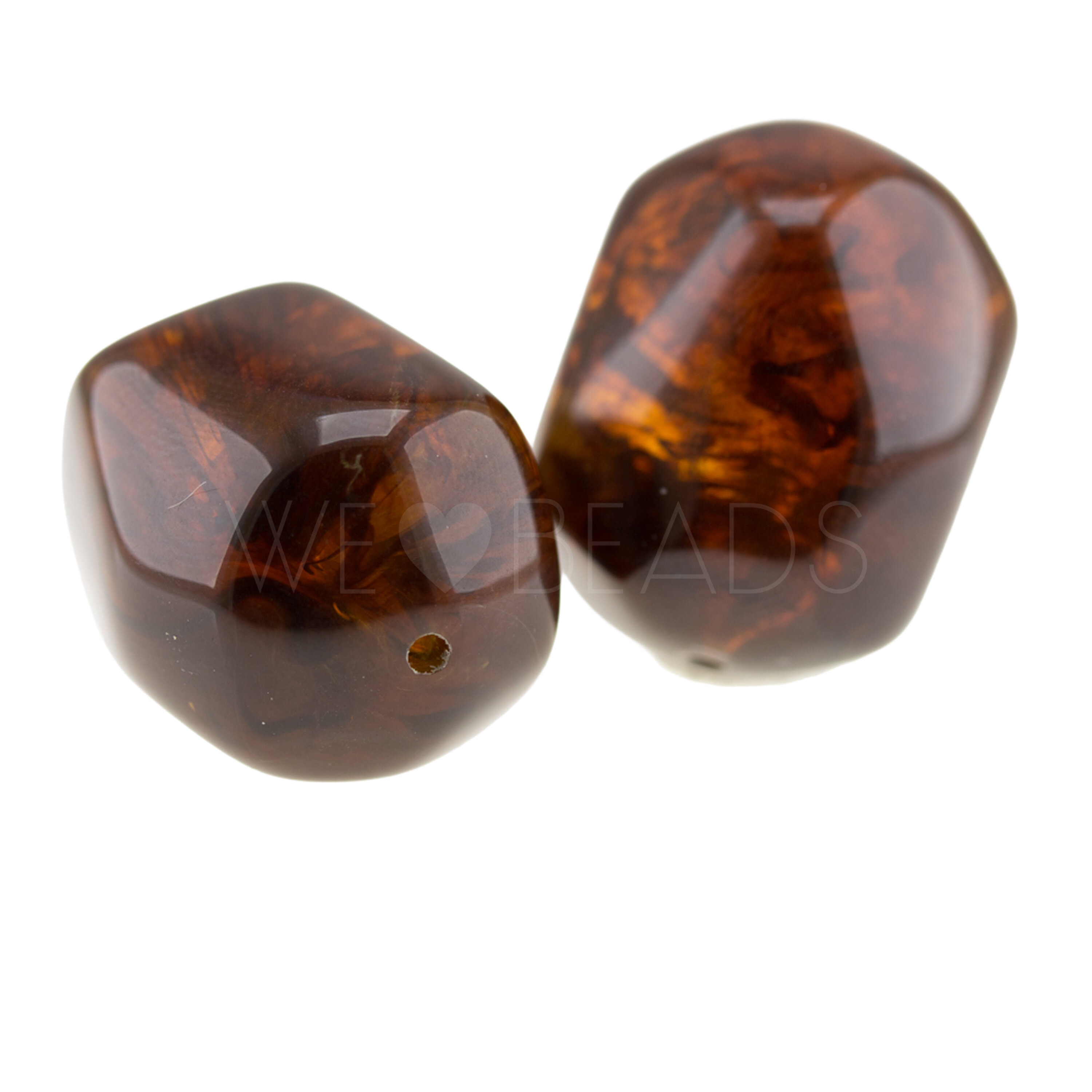 baroque Beads in tortoise