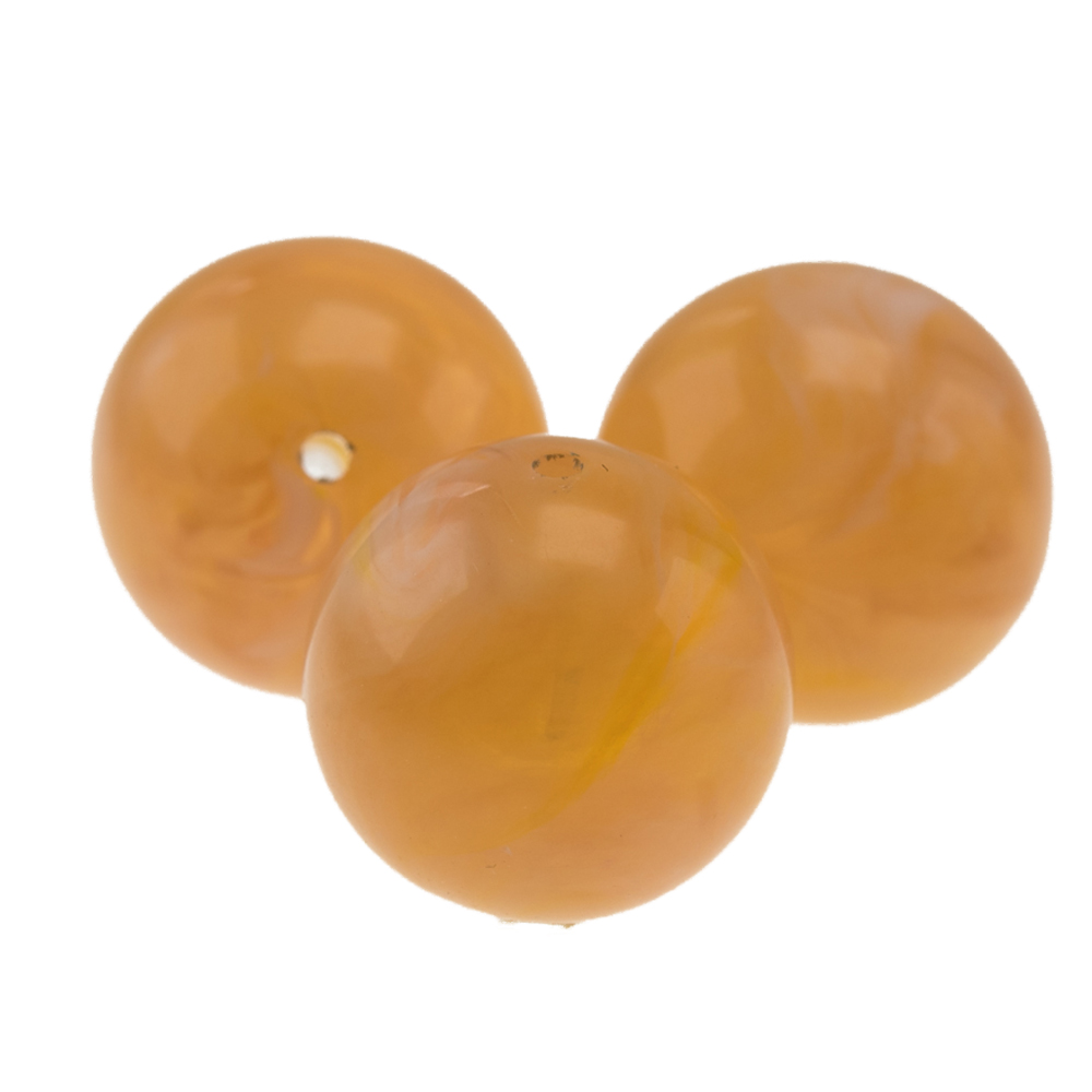 14mm Rundperle in  vintage rose Marmor