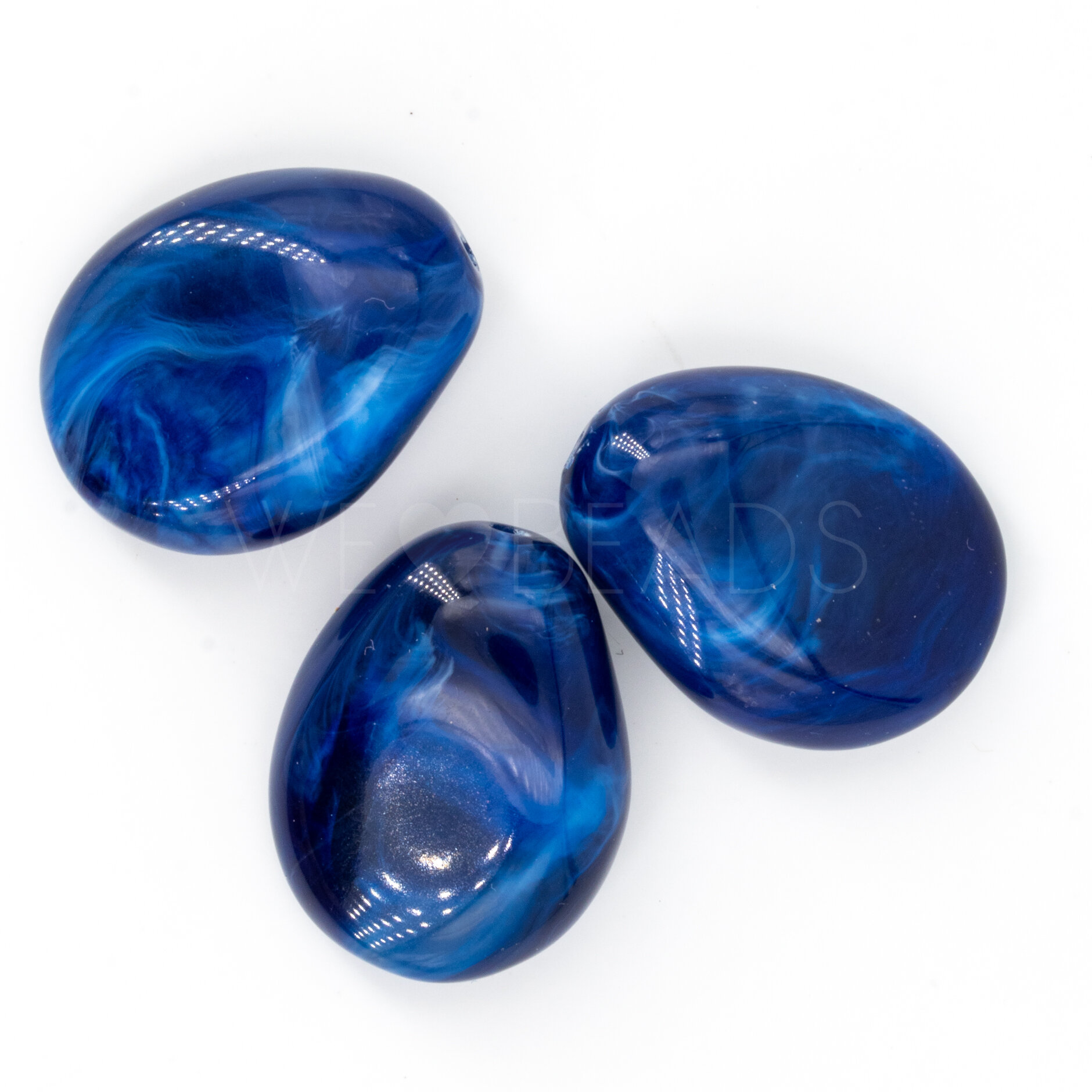 22x17 Perle Barock in gelb neon