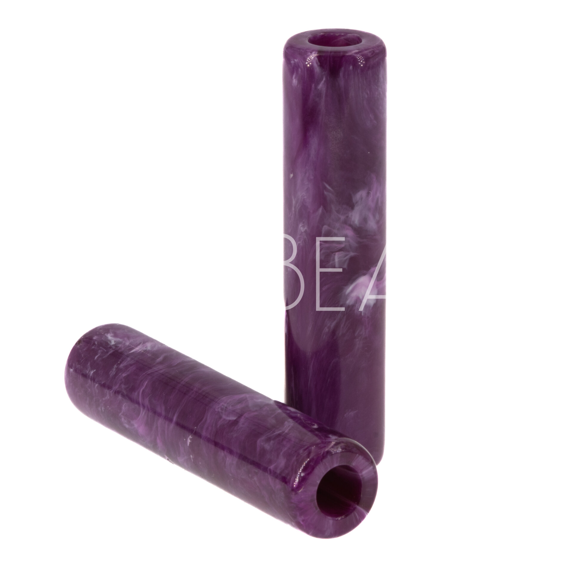 50x12 tube Beads in purple