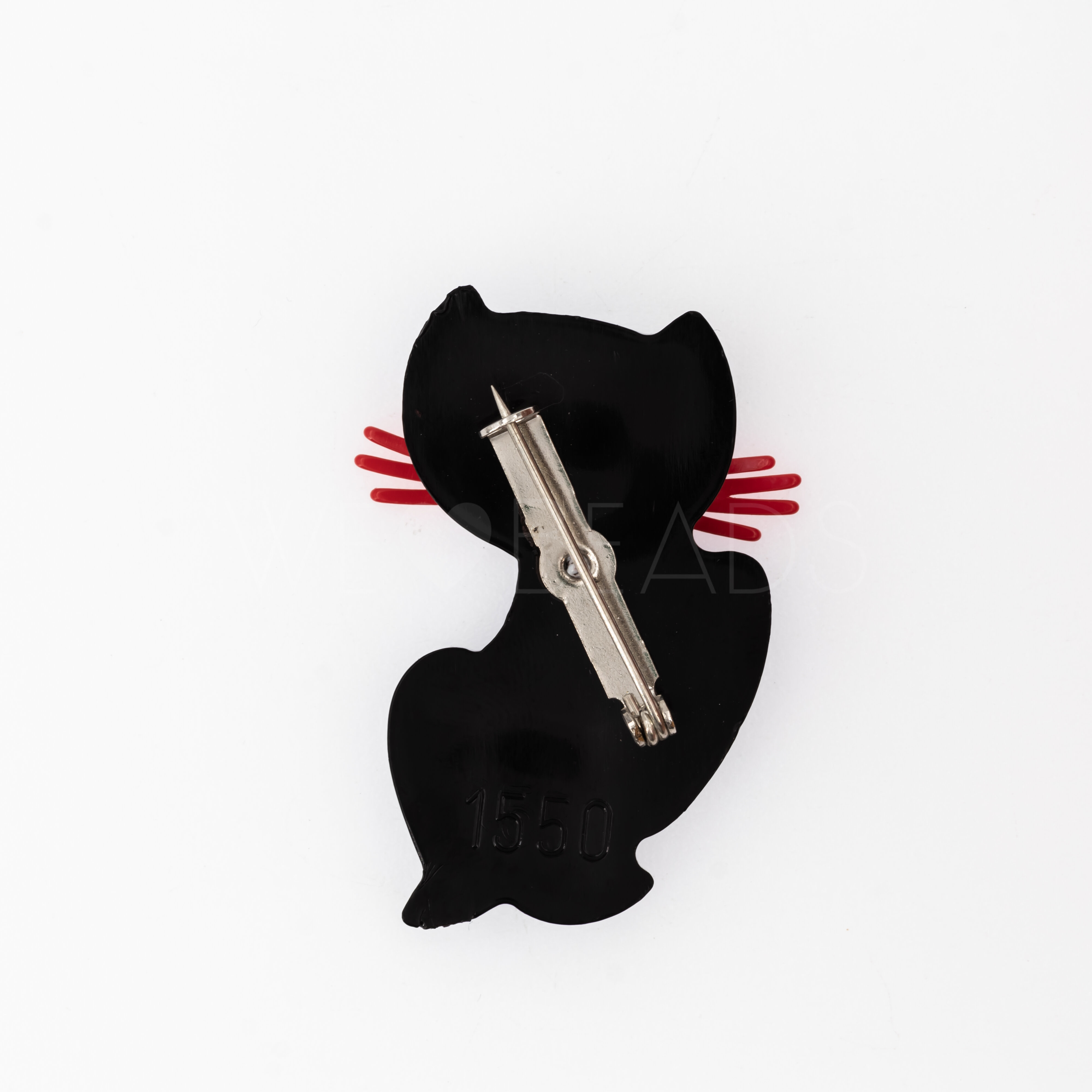 46x38n Brosche in schwarz