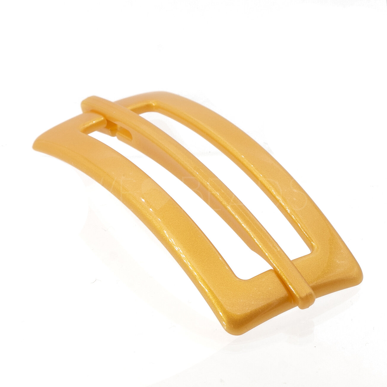 Libellenspange Rechteck in goldgelb (medium)