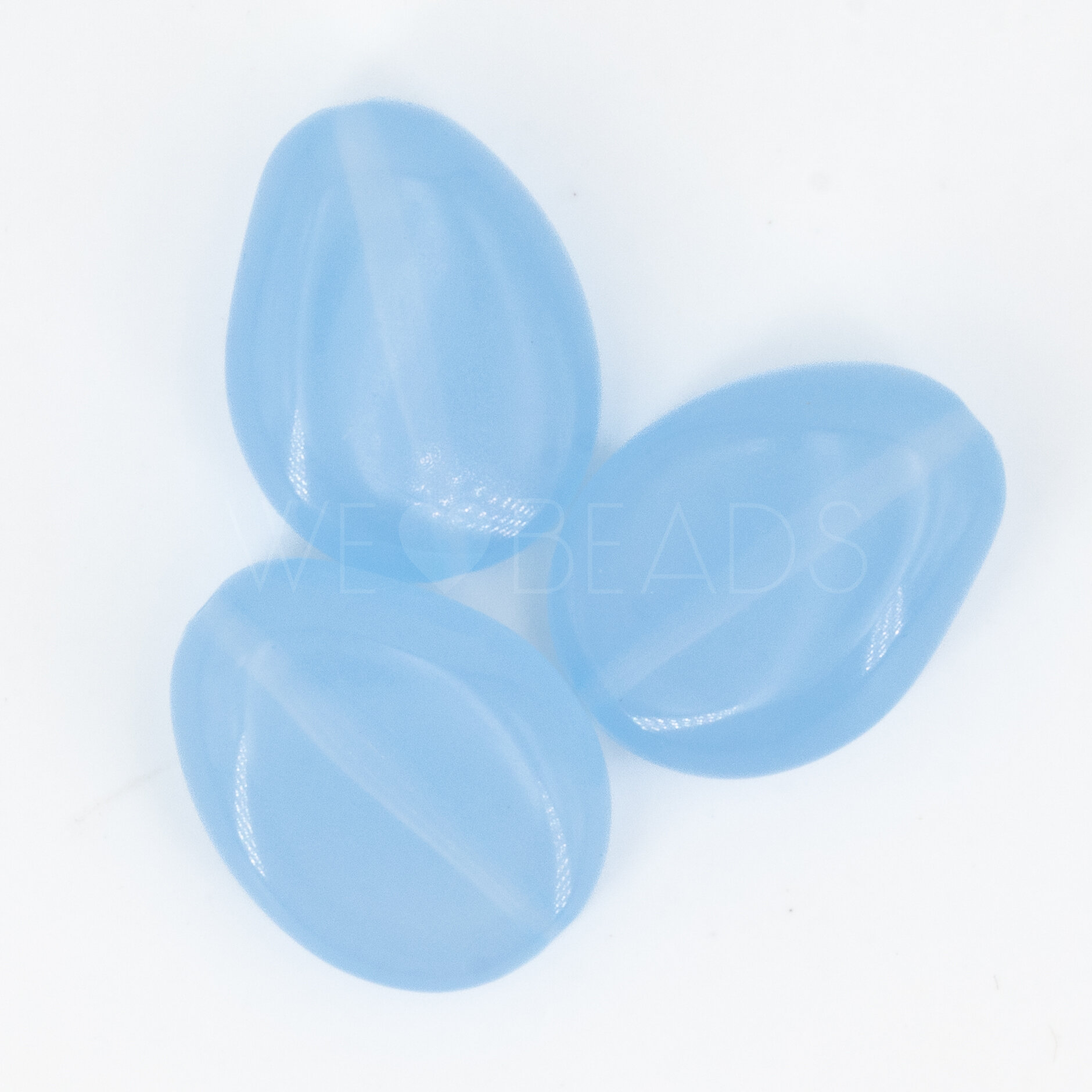 18x14 Perle Barock in Taubenblau 