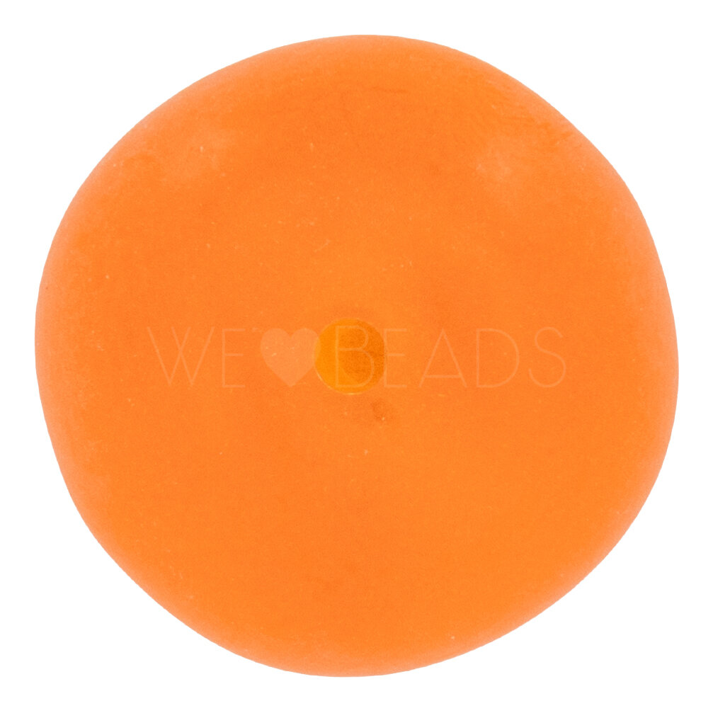 25x21 Apple Beads in orange red