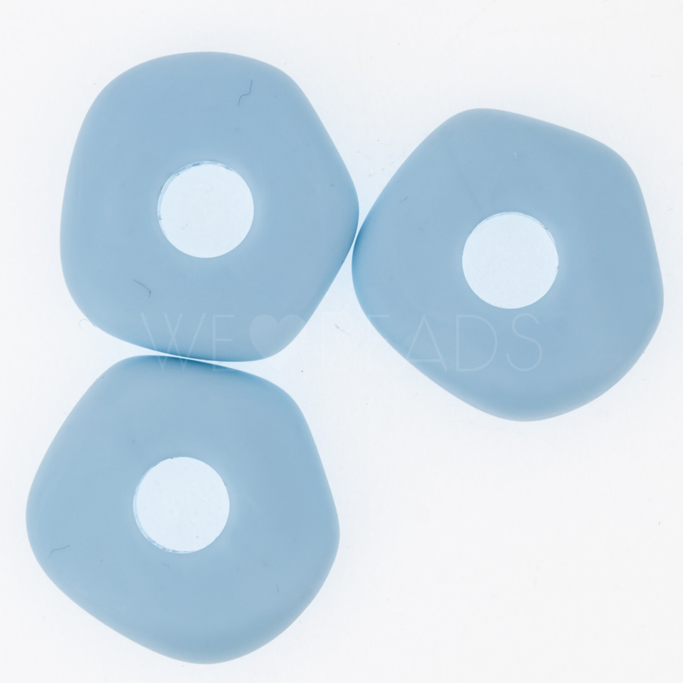 20mm Donut Beads in blue dream