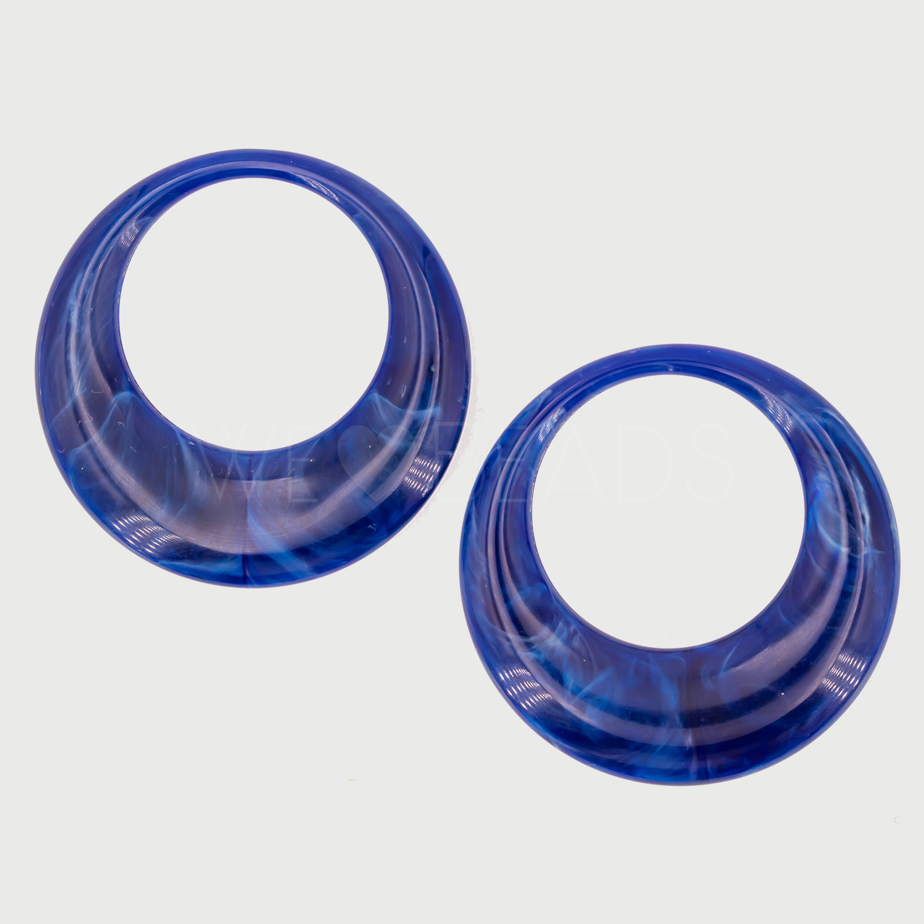 44mm Rund Ring in blau