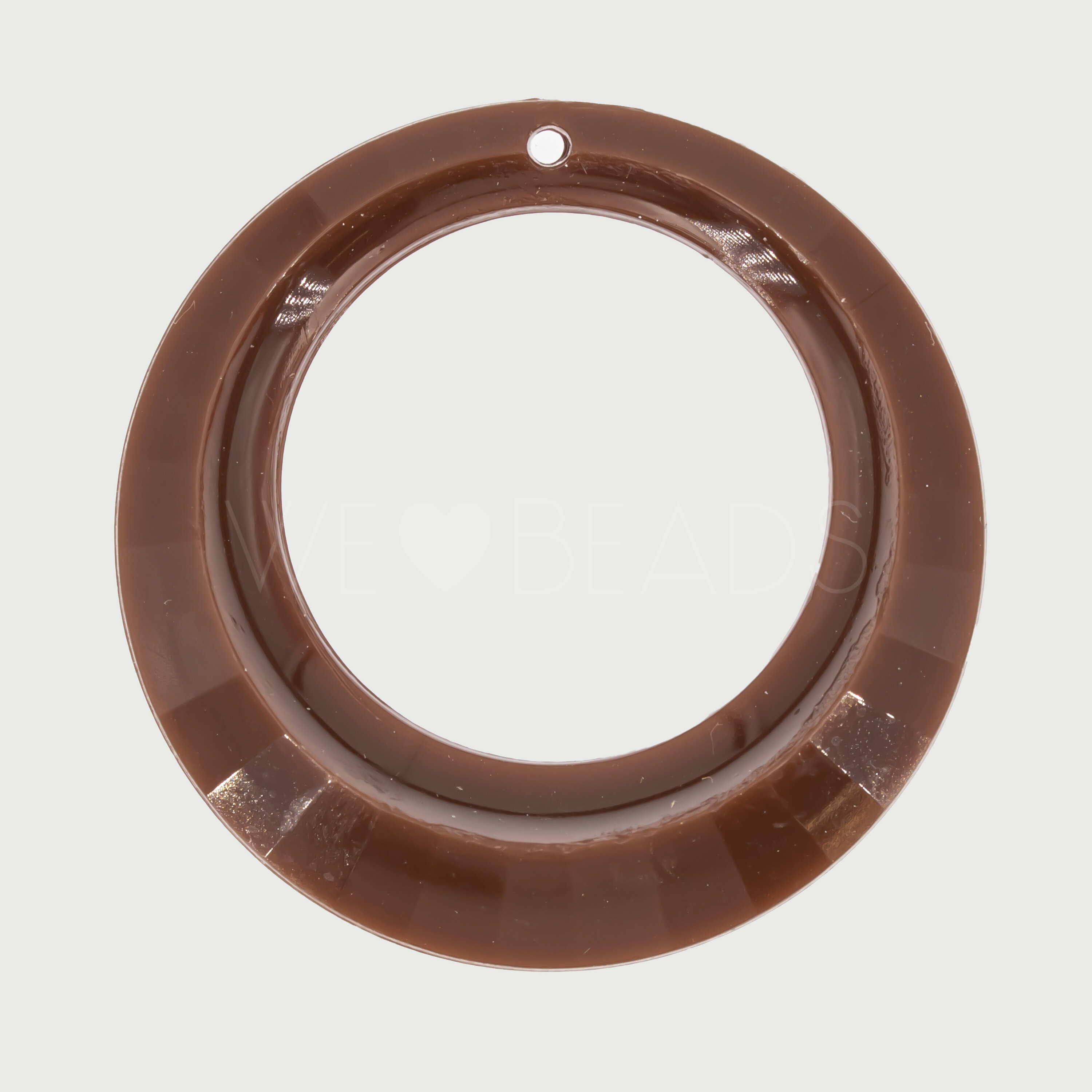 35mm Rund Ring in braun