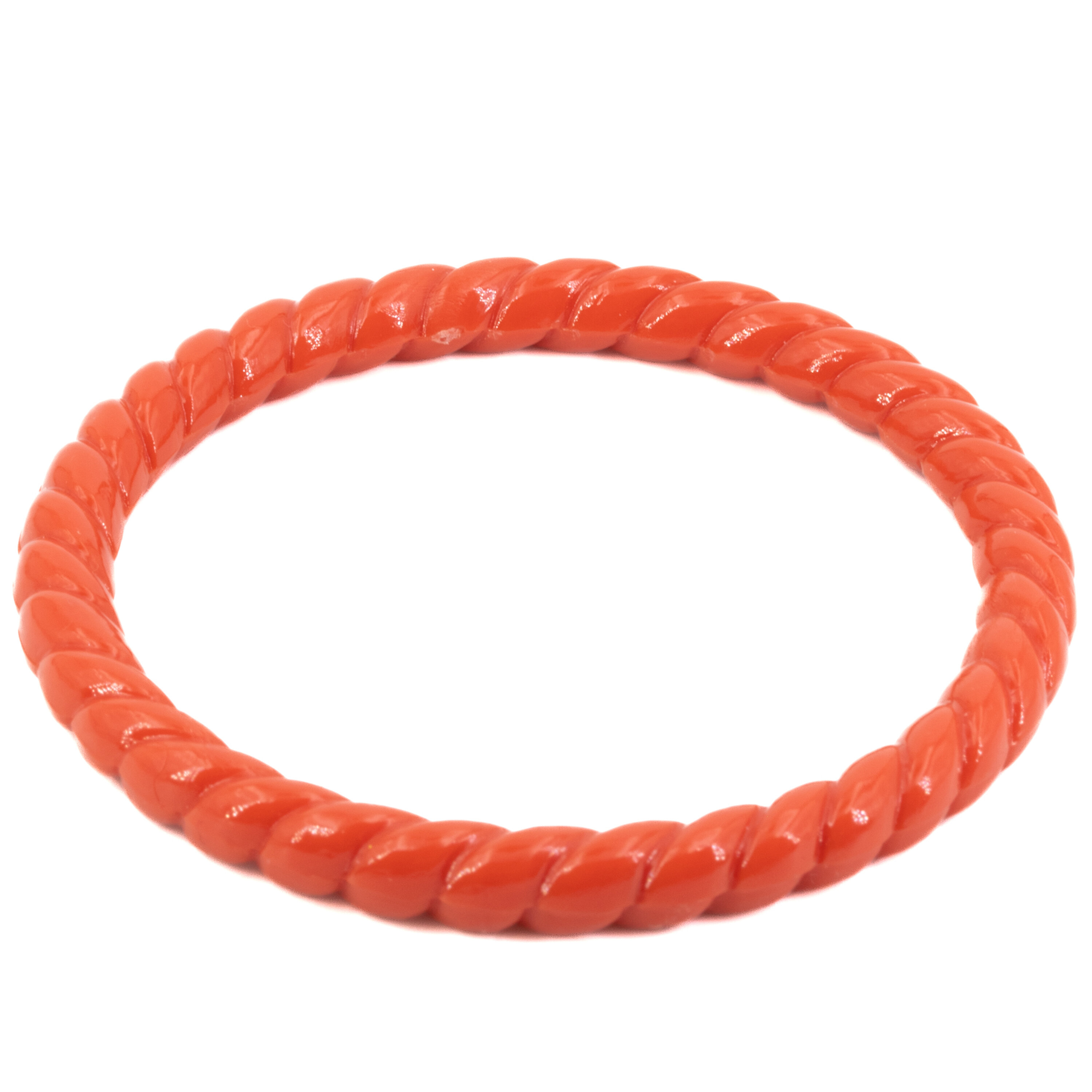  Round Bracelet in coral-red 