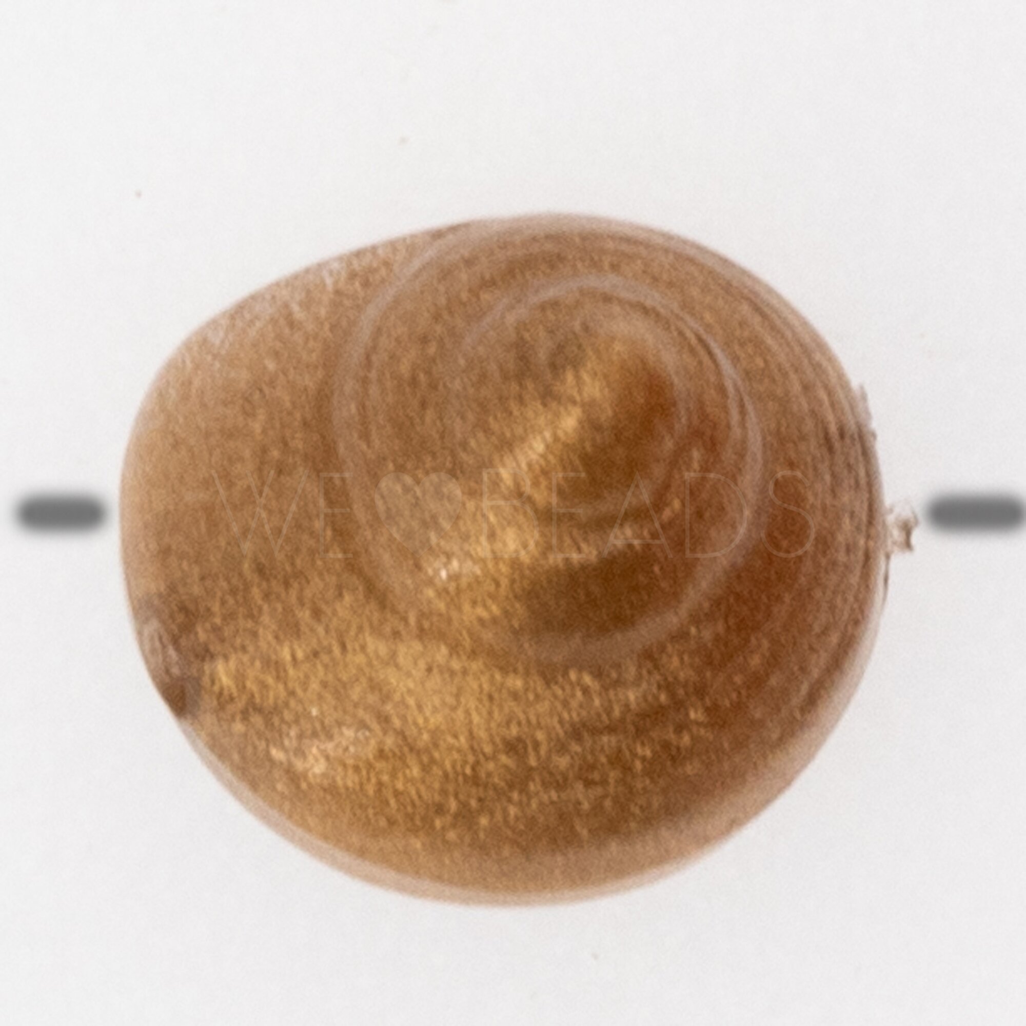 9mm Muschel Perle in goldbasis