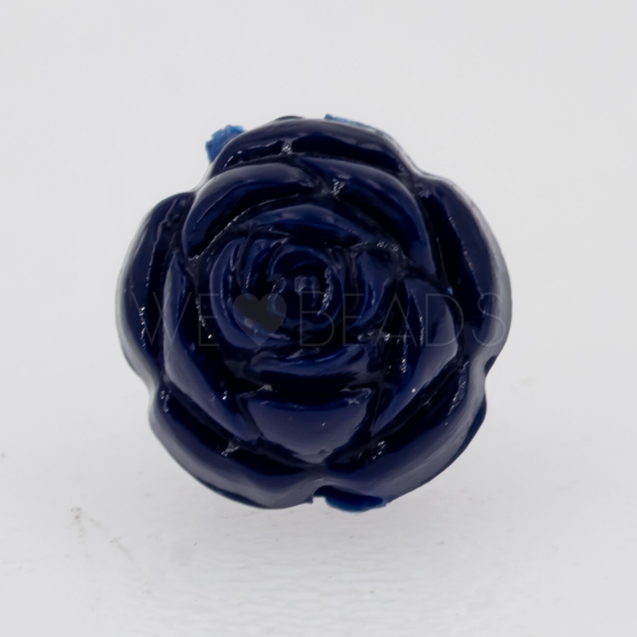 6mm Rose Perle in stahlblau